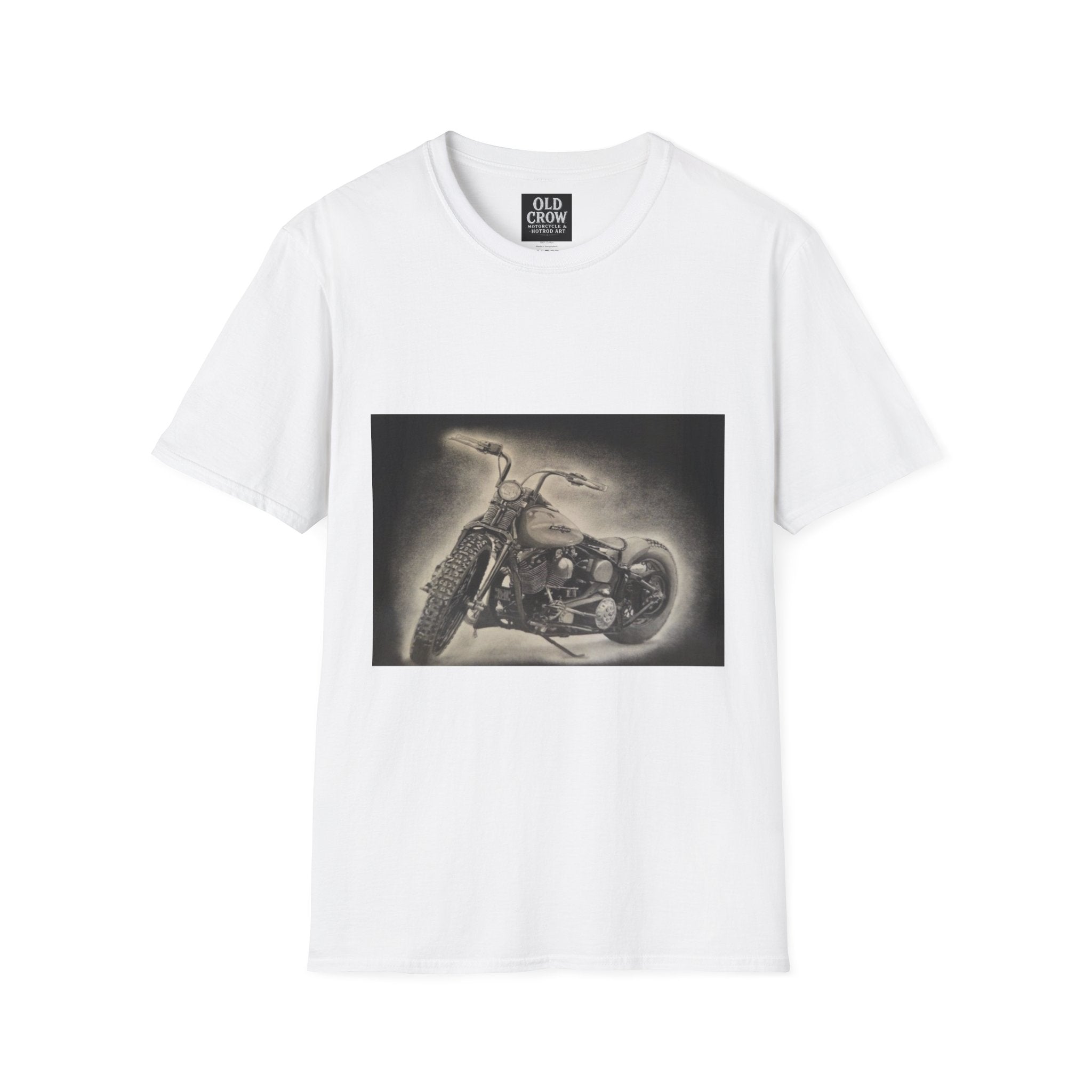 Custom Bobber Bike Canvas T-Shirt