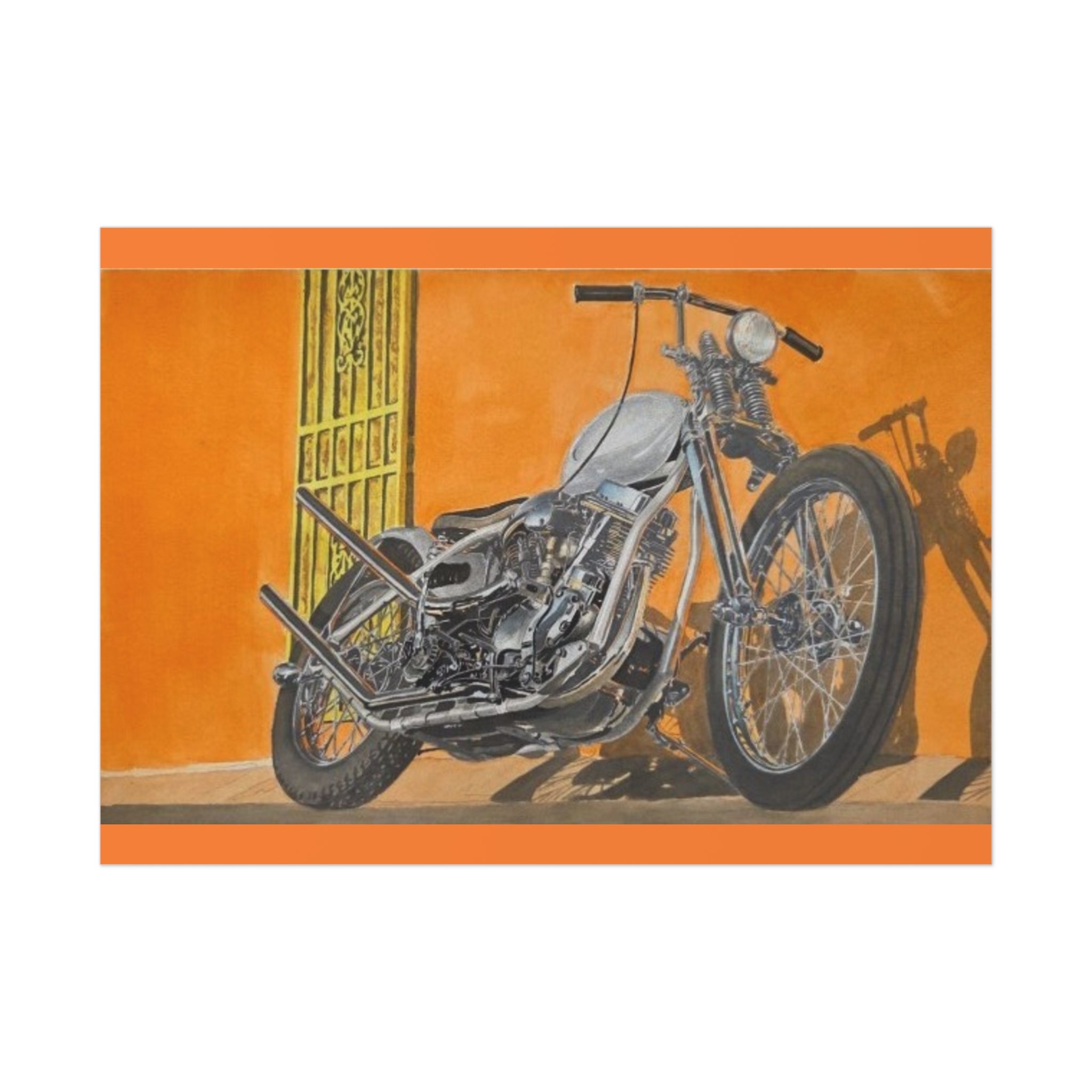 Steel Shadows  Art Print