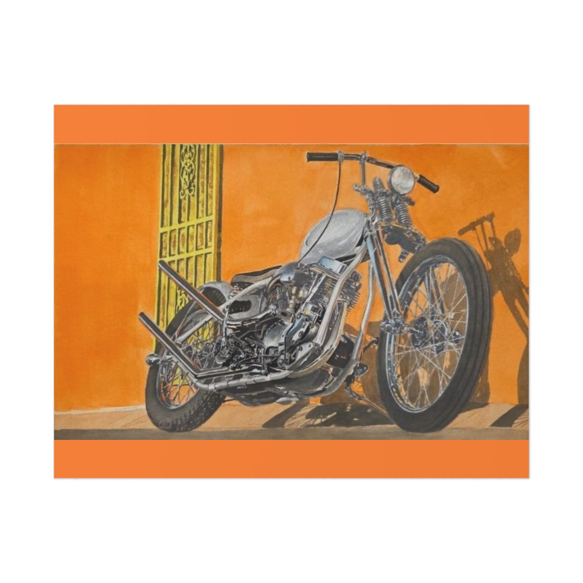 Steel Shadows  Art Print