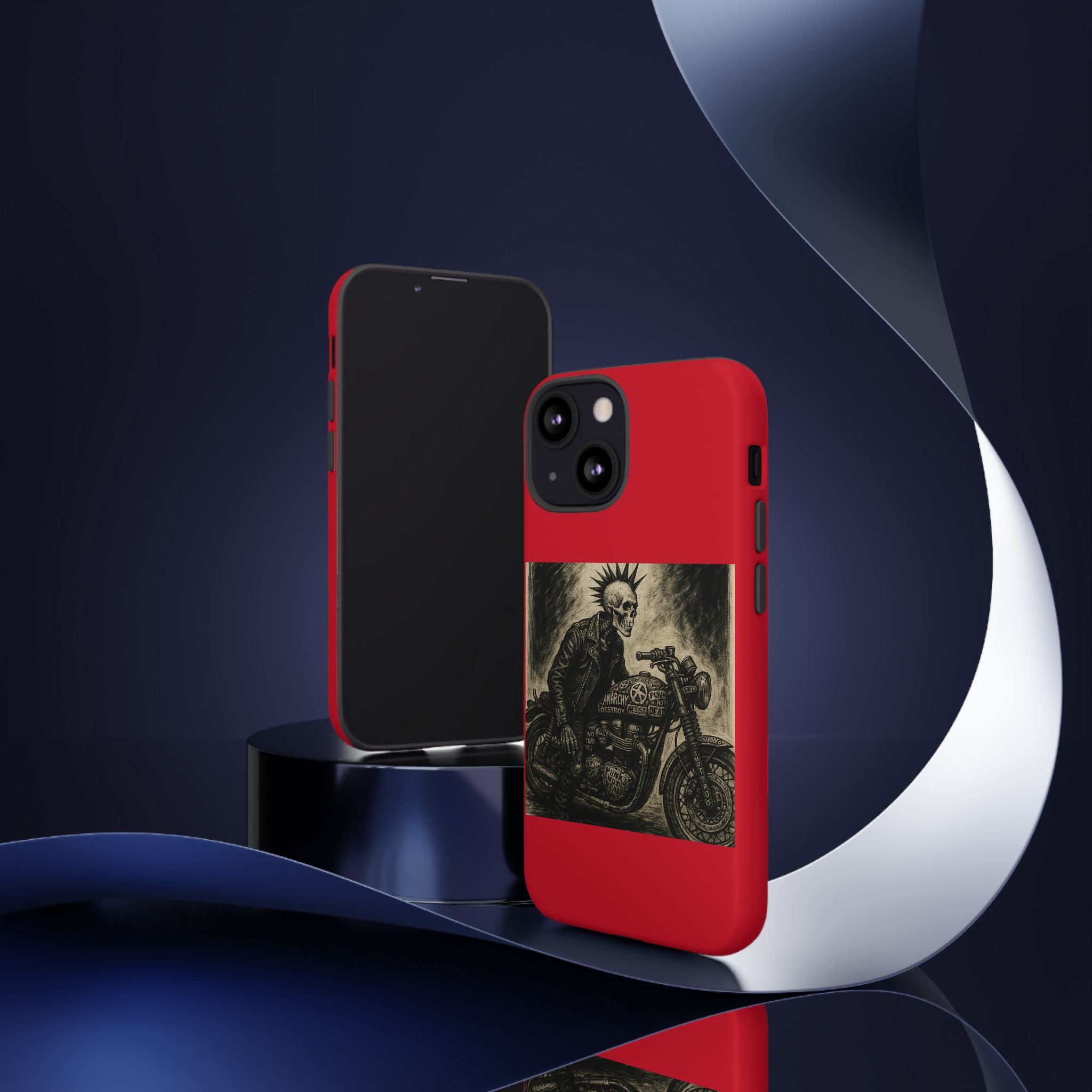 Gothic Punk Biker Skeleton Cases