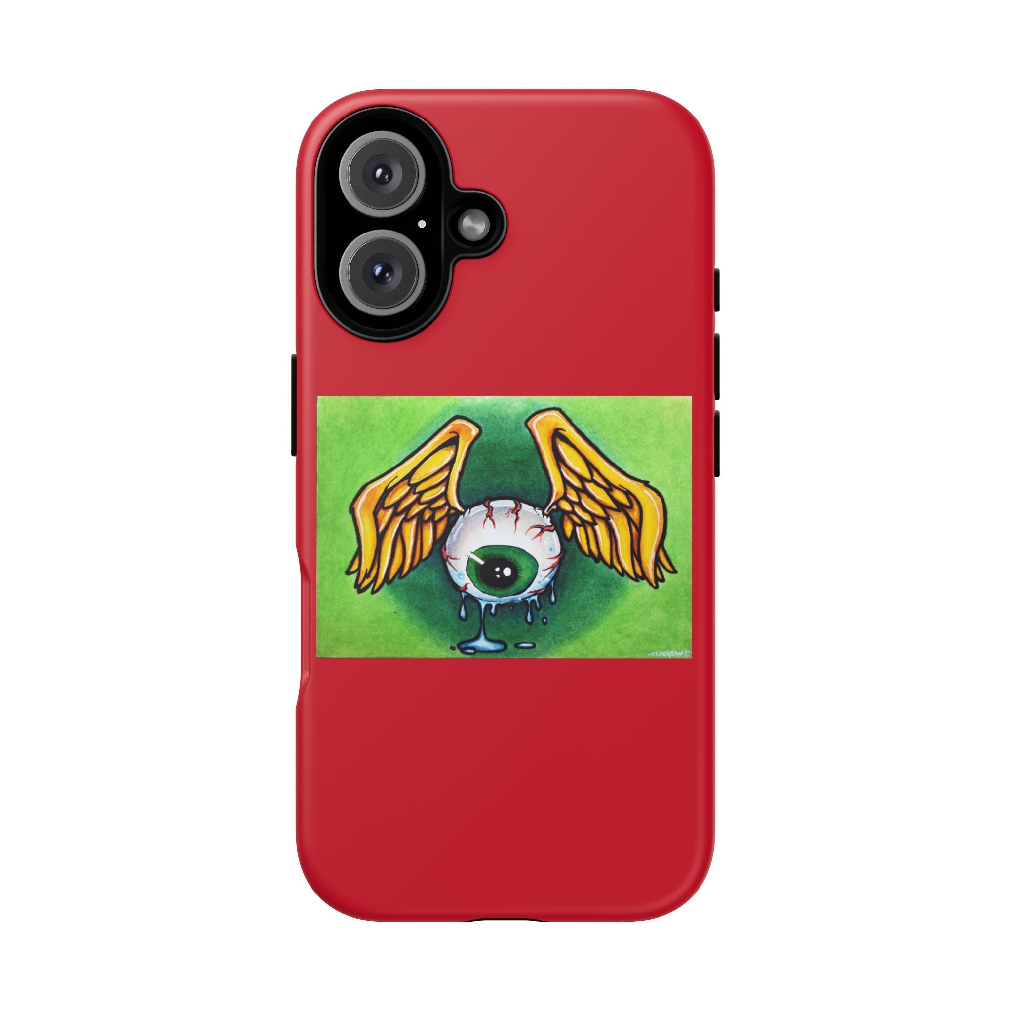 Flying Eyeball Drip Art Cases