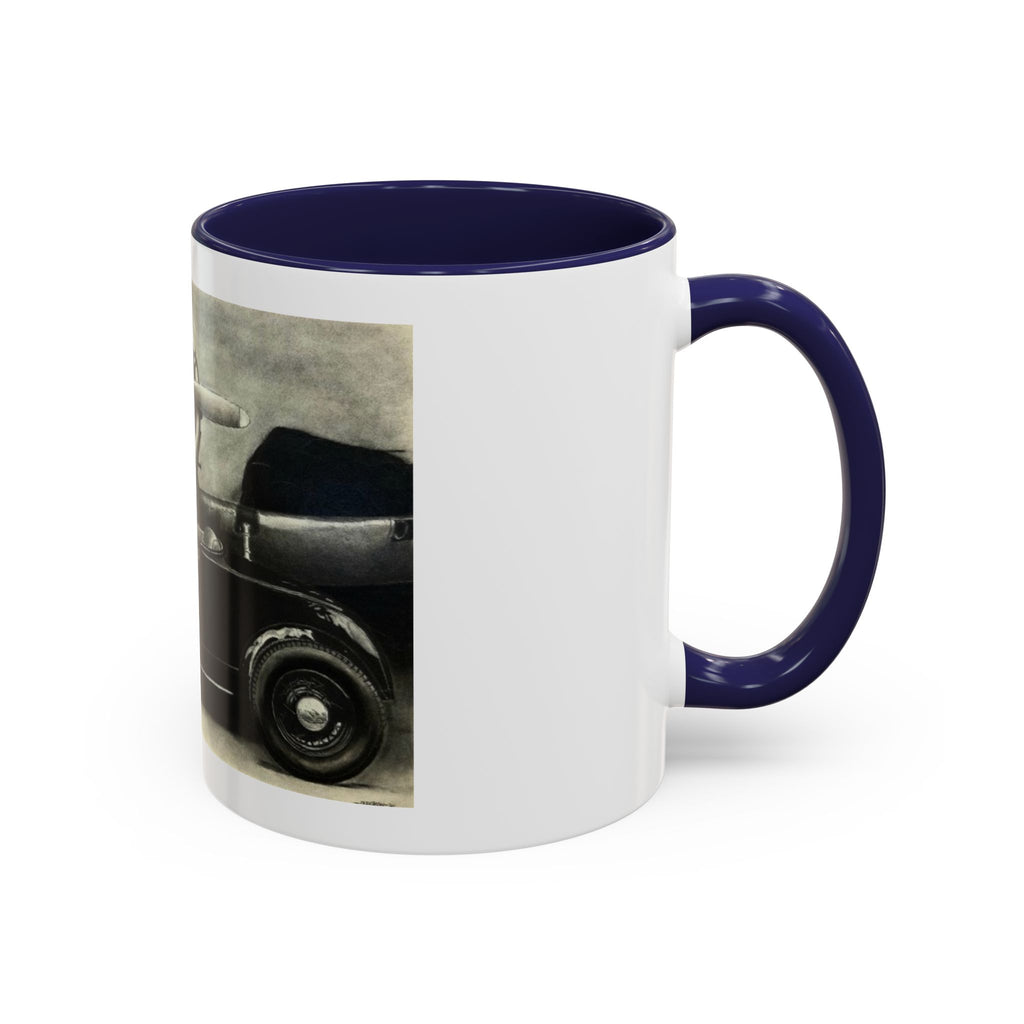 Vintage Airplane Accent Coffee Mug