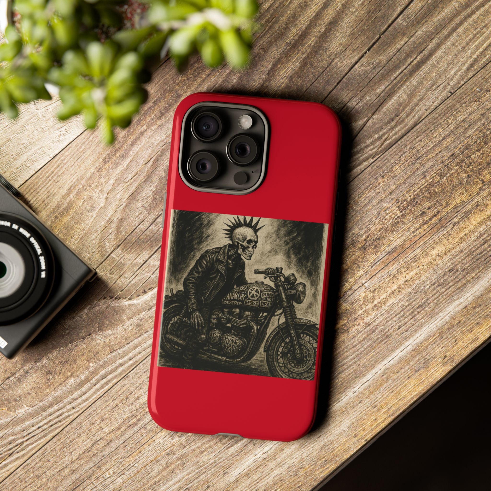 Gothic Punk Biker Skeleton Cases