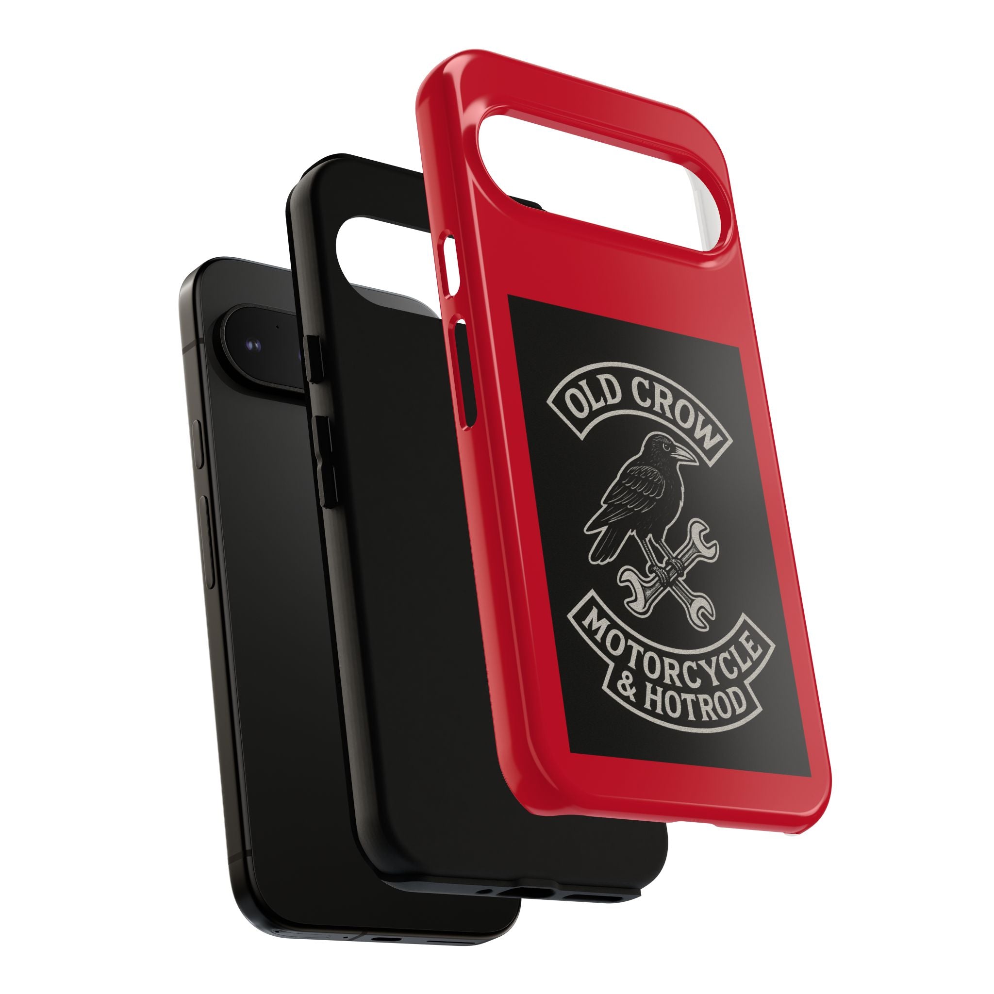 Old Crow Garage Retro Hotrod Rider Cases