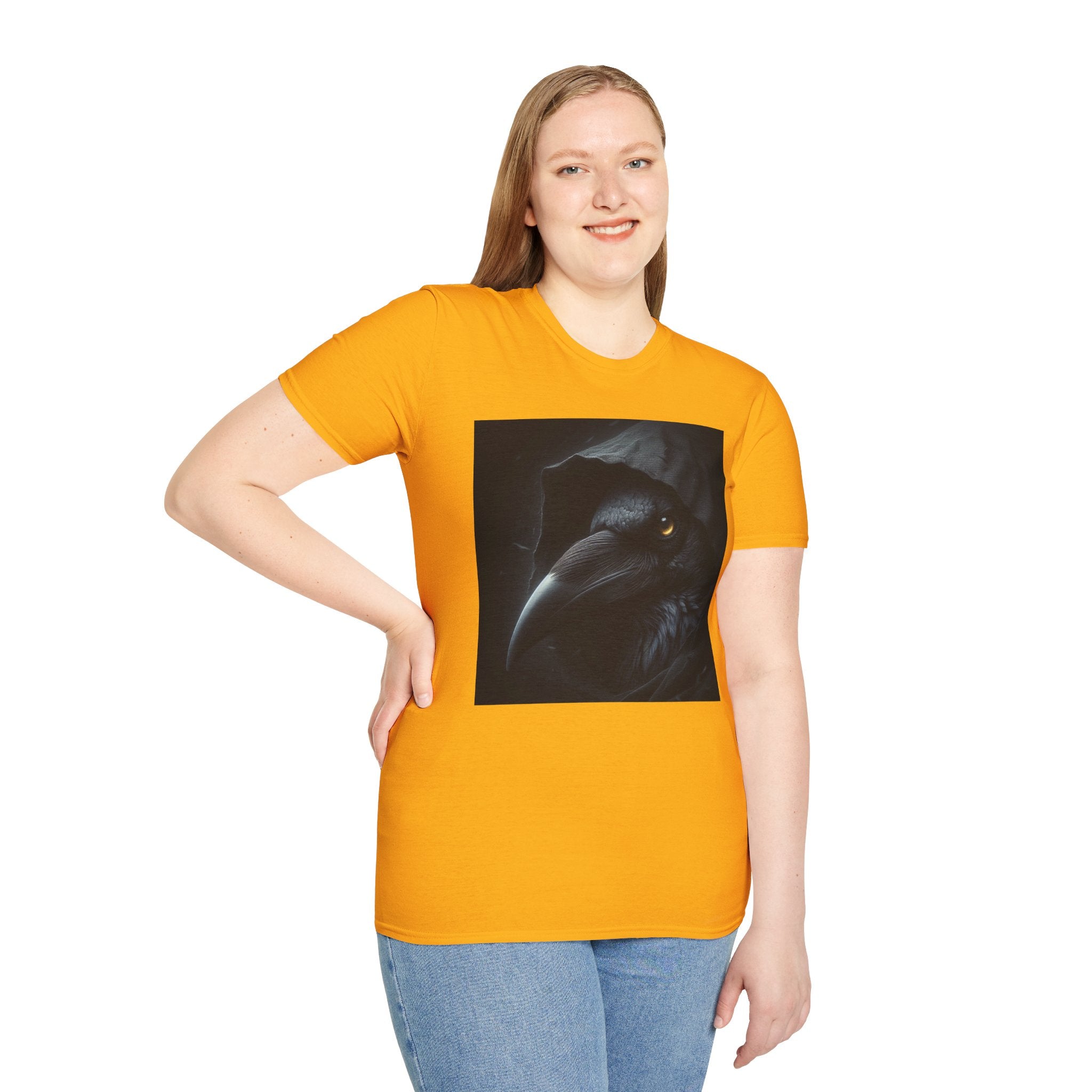 Mystical Crow in Hood T-Shirt
