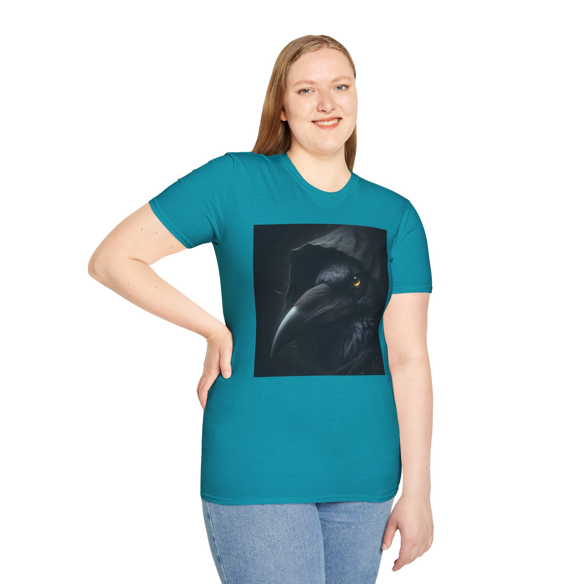 Mystical Crow in Hood T-Shirt