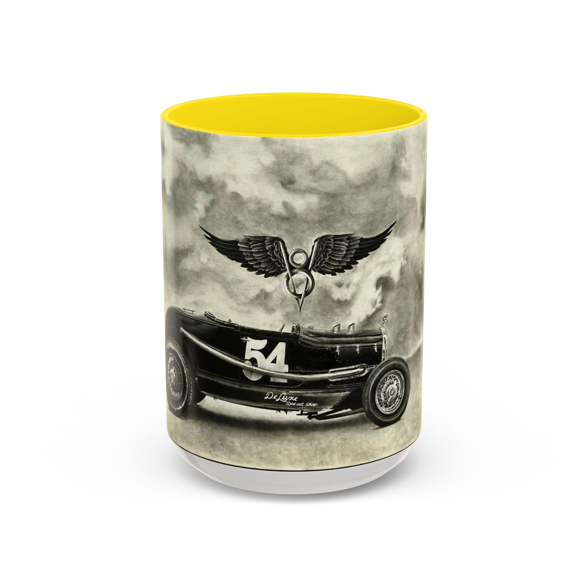 8 Vintage Racing Accent Coffee Mug