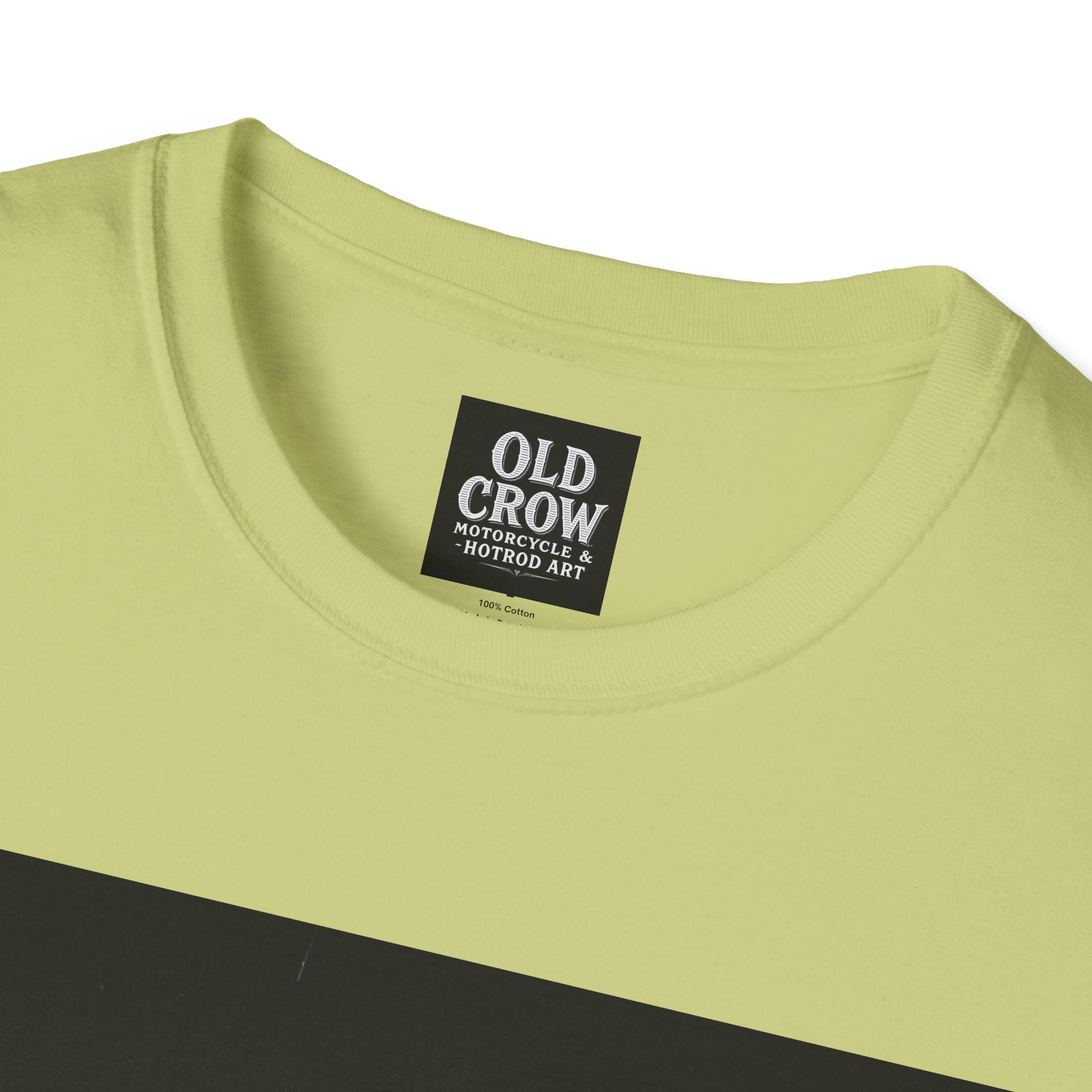 Old Crow Motorcycle & Hotrod Art  T-Shirt