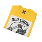 Old Crow Long Fork Chopper Sticker T-Shirt