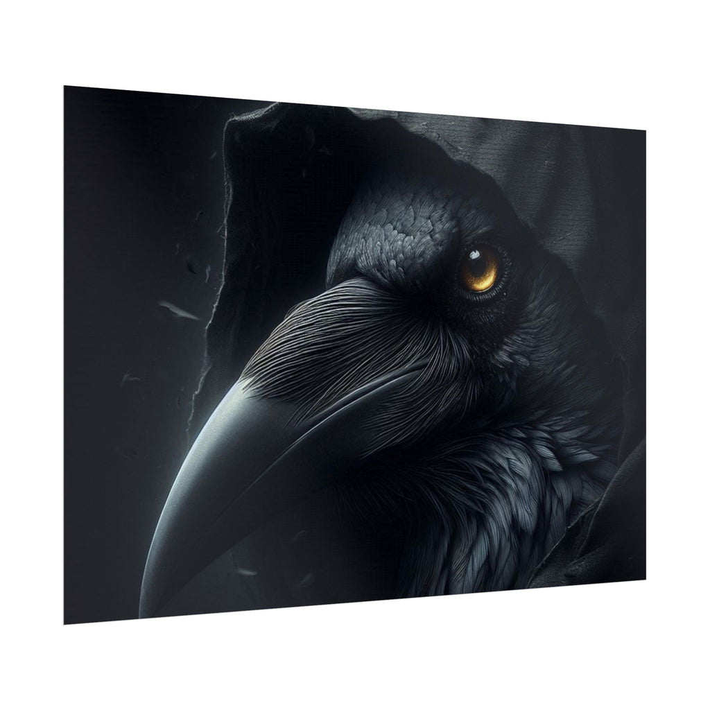 Dark Raven Hooded Rolled Poster