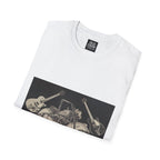Motorcycle and Music Wall Art  T-Shirt, Indian Roadmaster, Classic Guitars