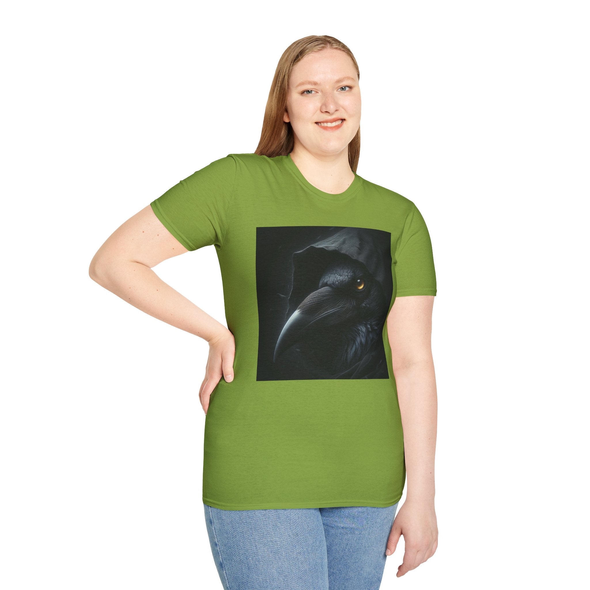 Mystical Crow in Hood T-Shirt