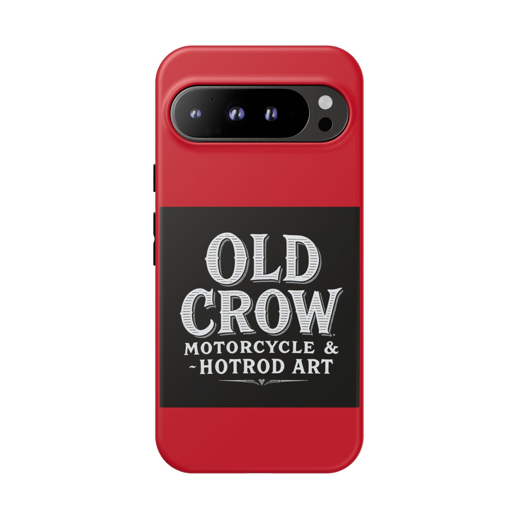 Classic Old Crow Garage Typography Cases