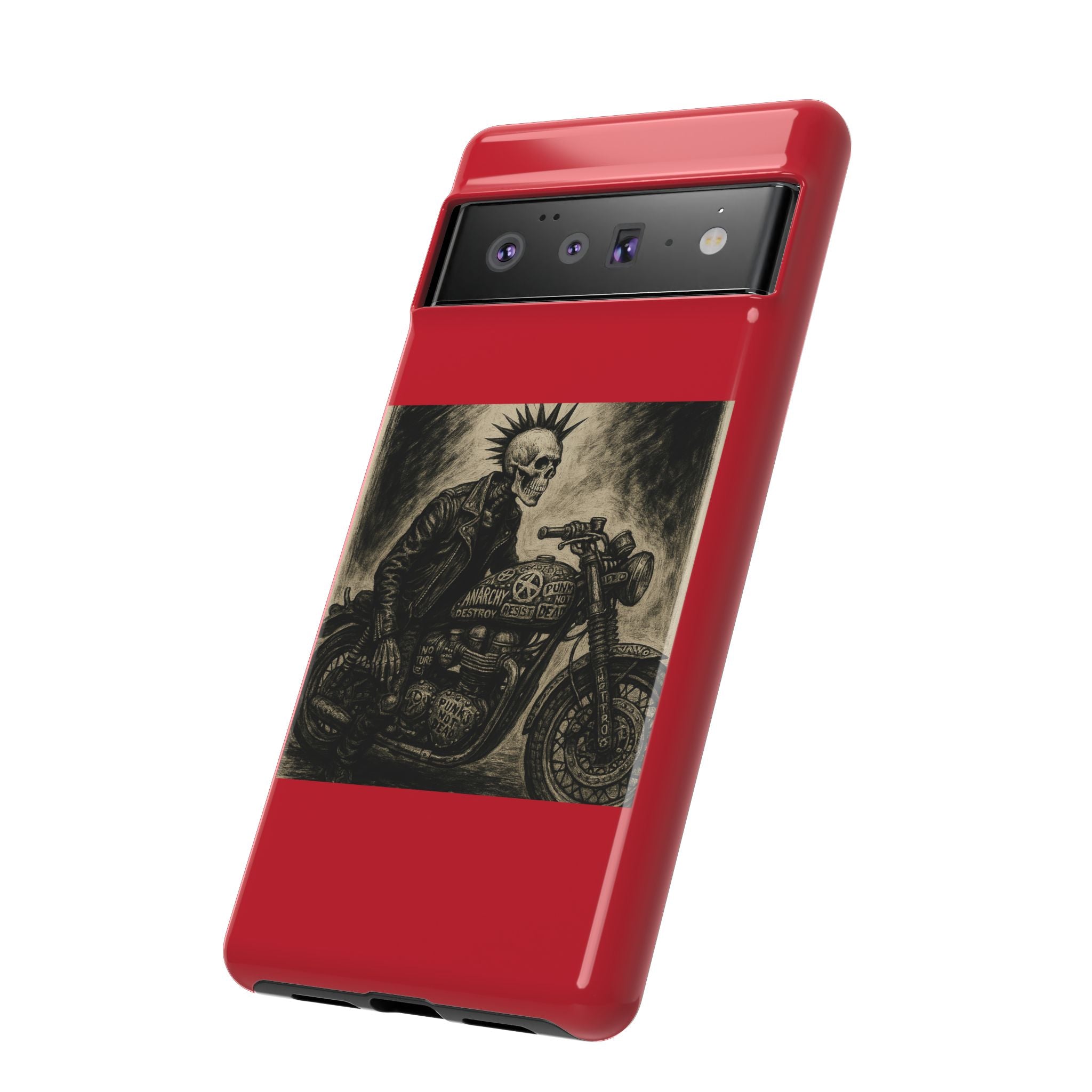 Gothic Punk Biker Skeleton Cases