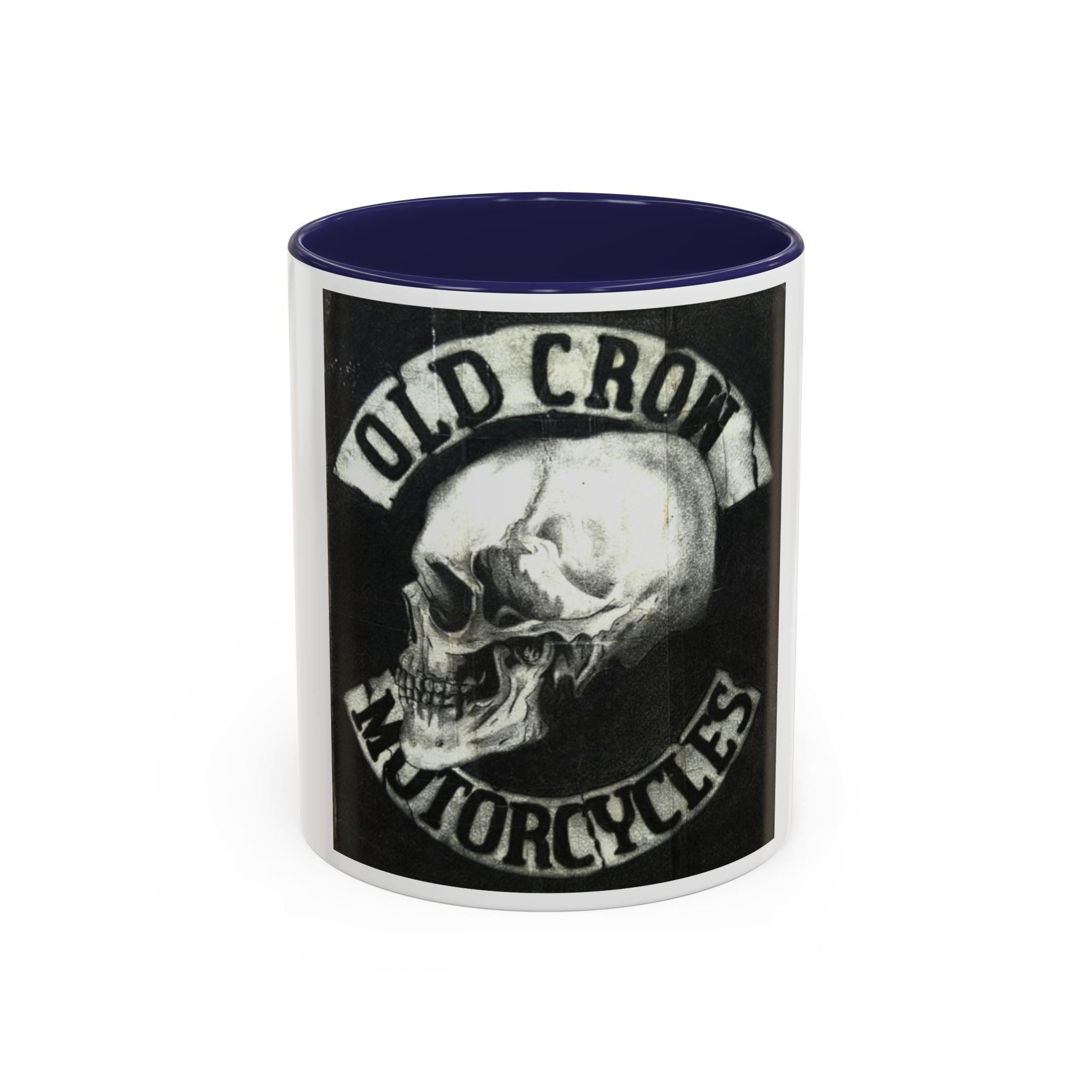 Old Crow Motorcycles Skull Mug