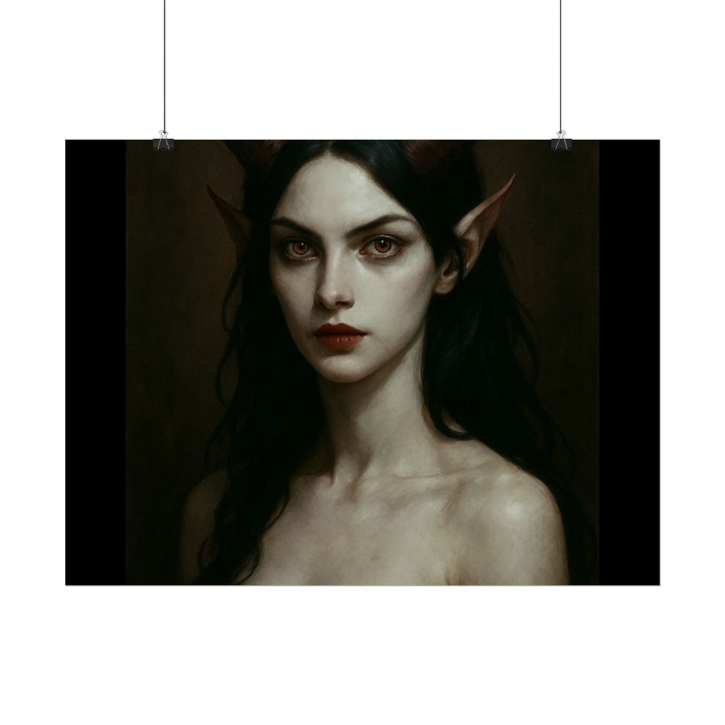 Gothic Art Rolled Posters, Dark Fantasy Wall Decor