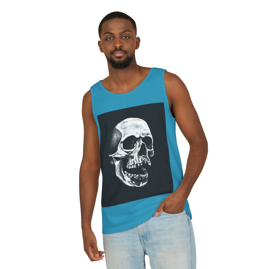 Shadowed Skull Tank Top