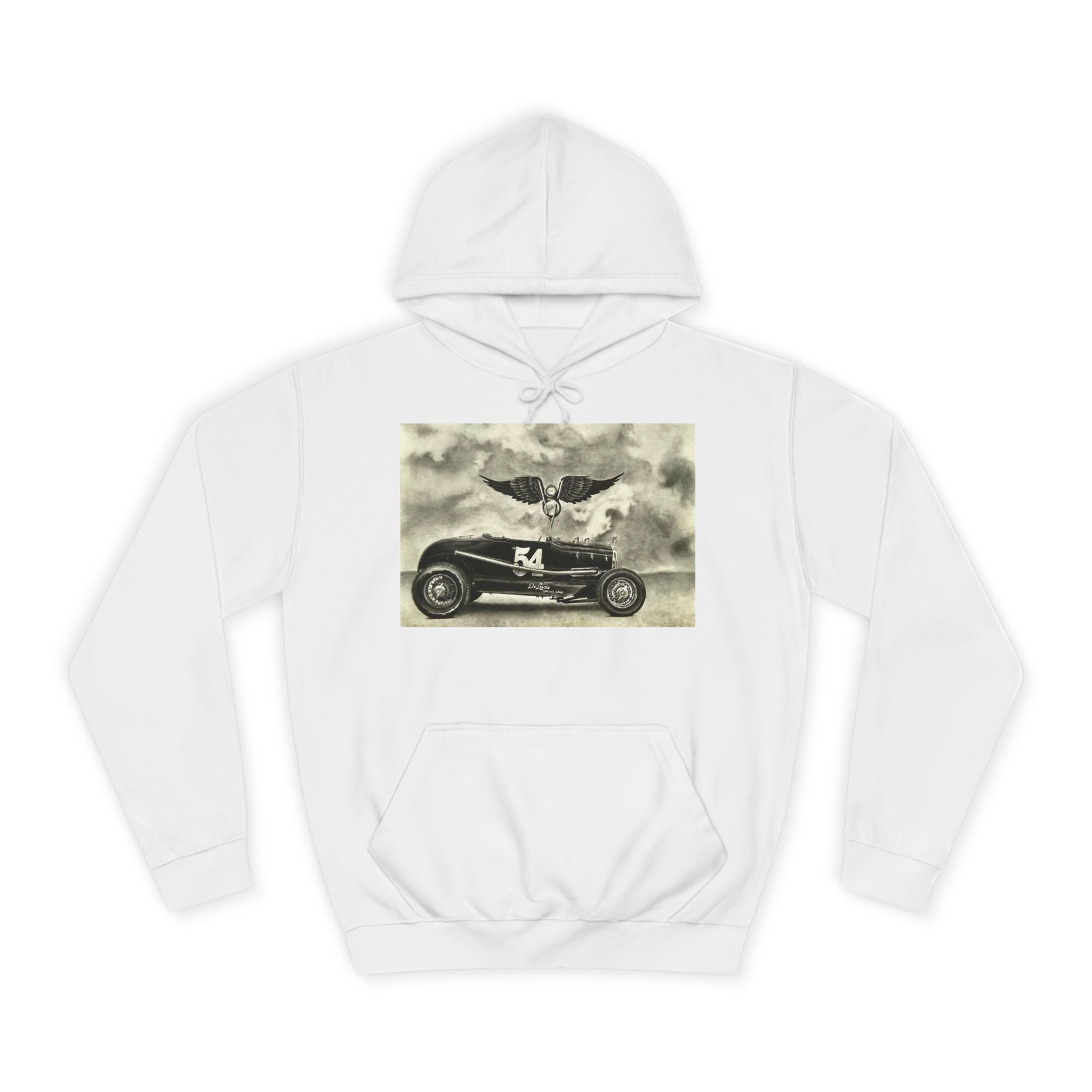No. 54 Winged Hotrod Hoodie