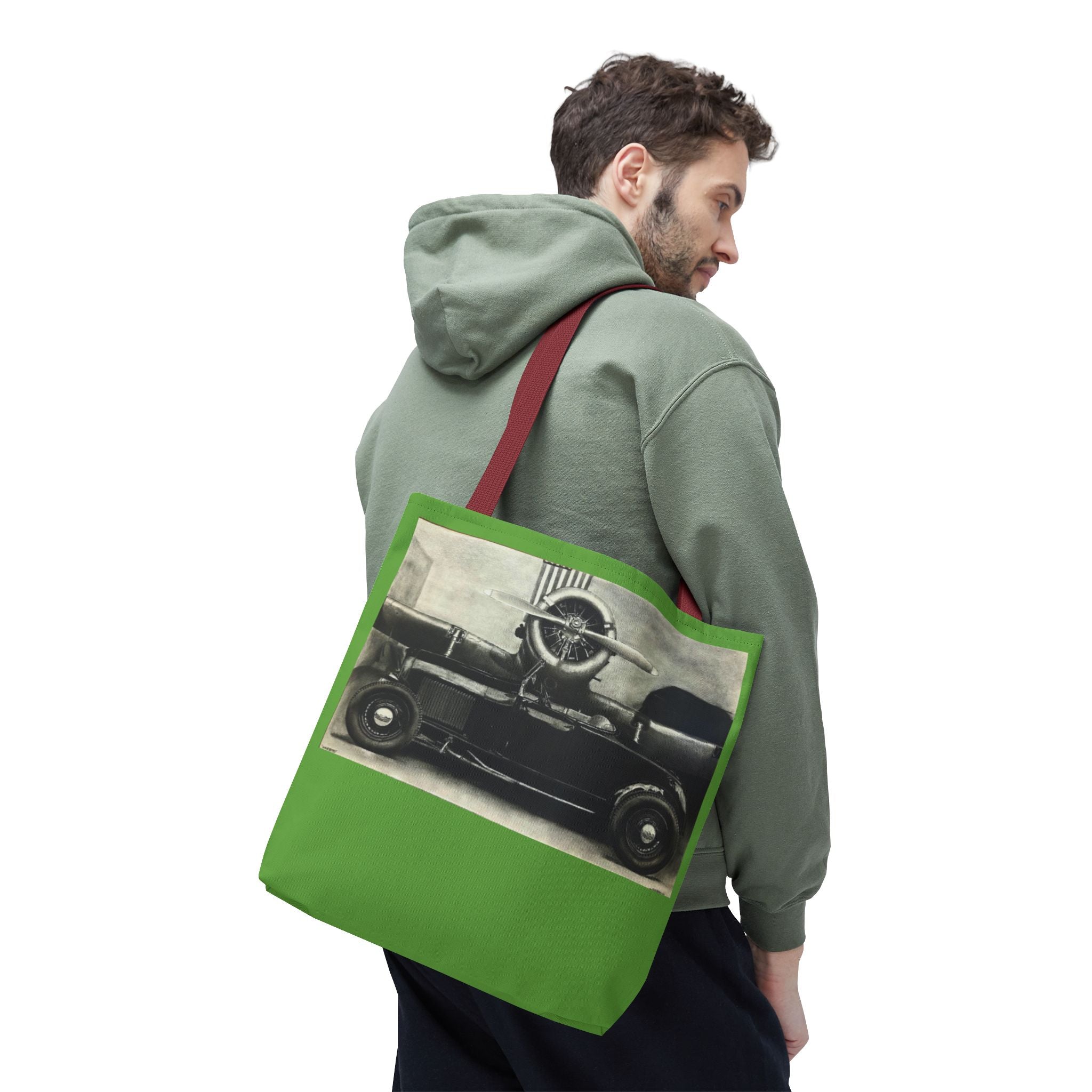 Wings Over Wheels Tote Bag