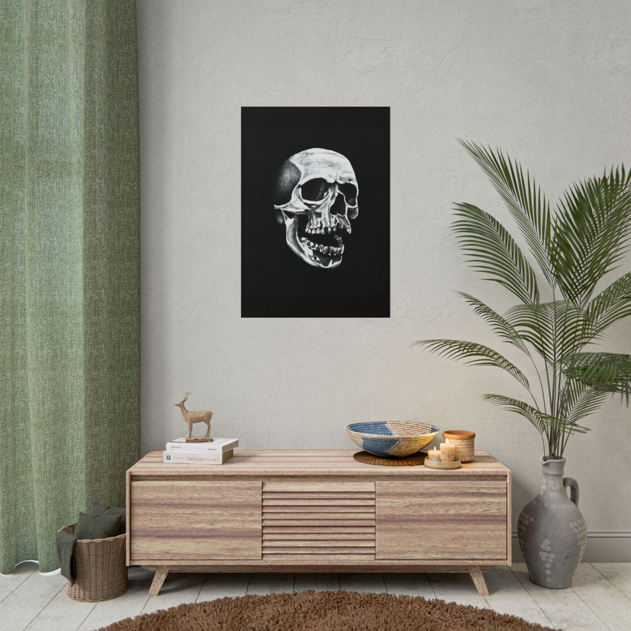 Skull Art Rolled Posters