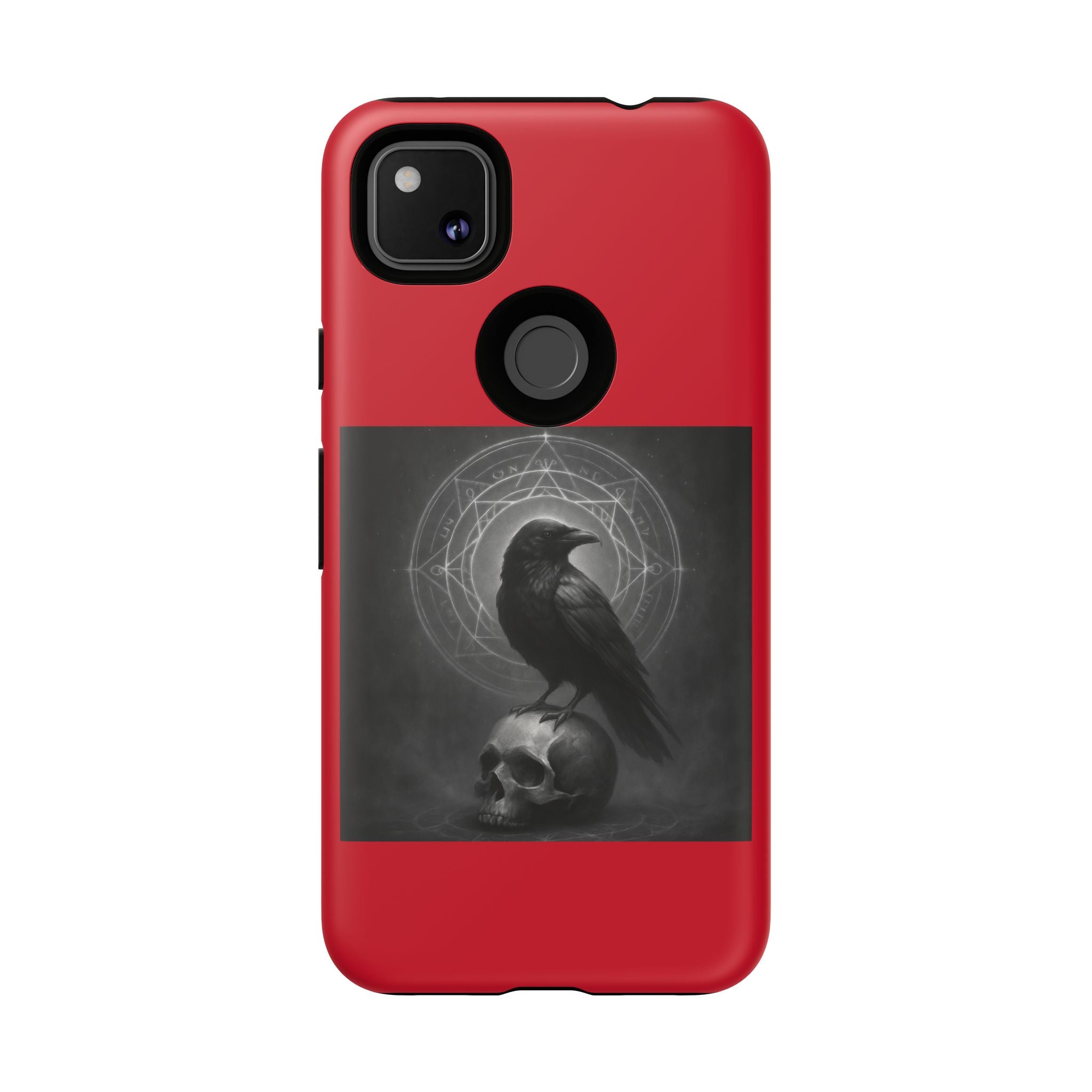 Occult Raven Sigil & Skull Art Cases