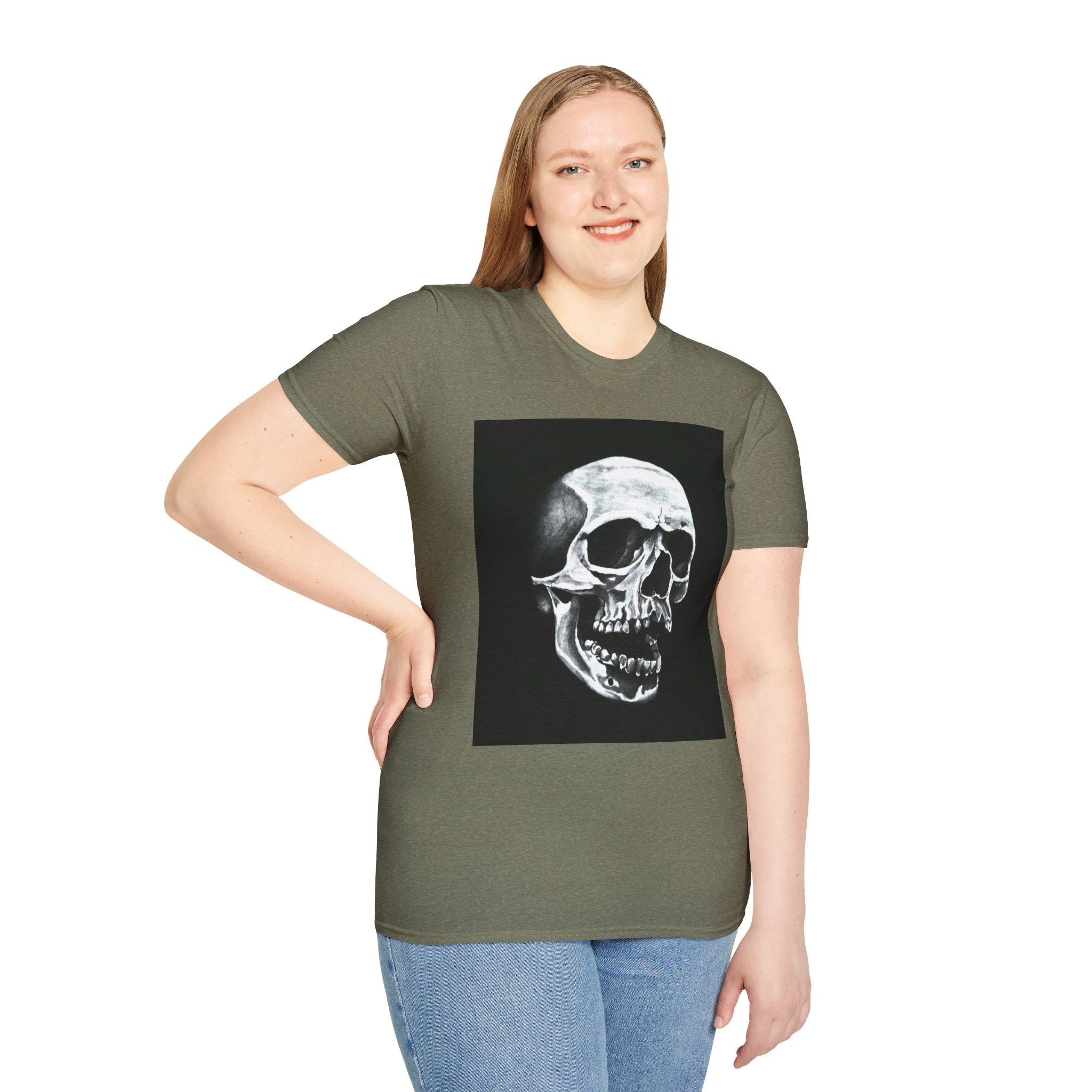 Skull of Shadows Softstyle T-Shirt, classic skull