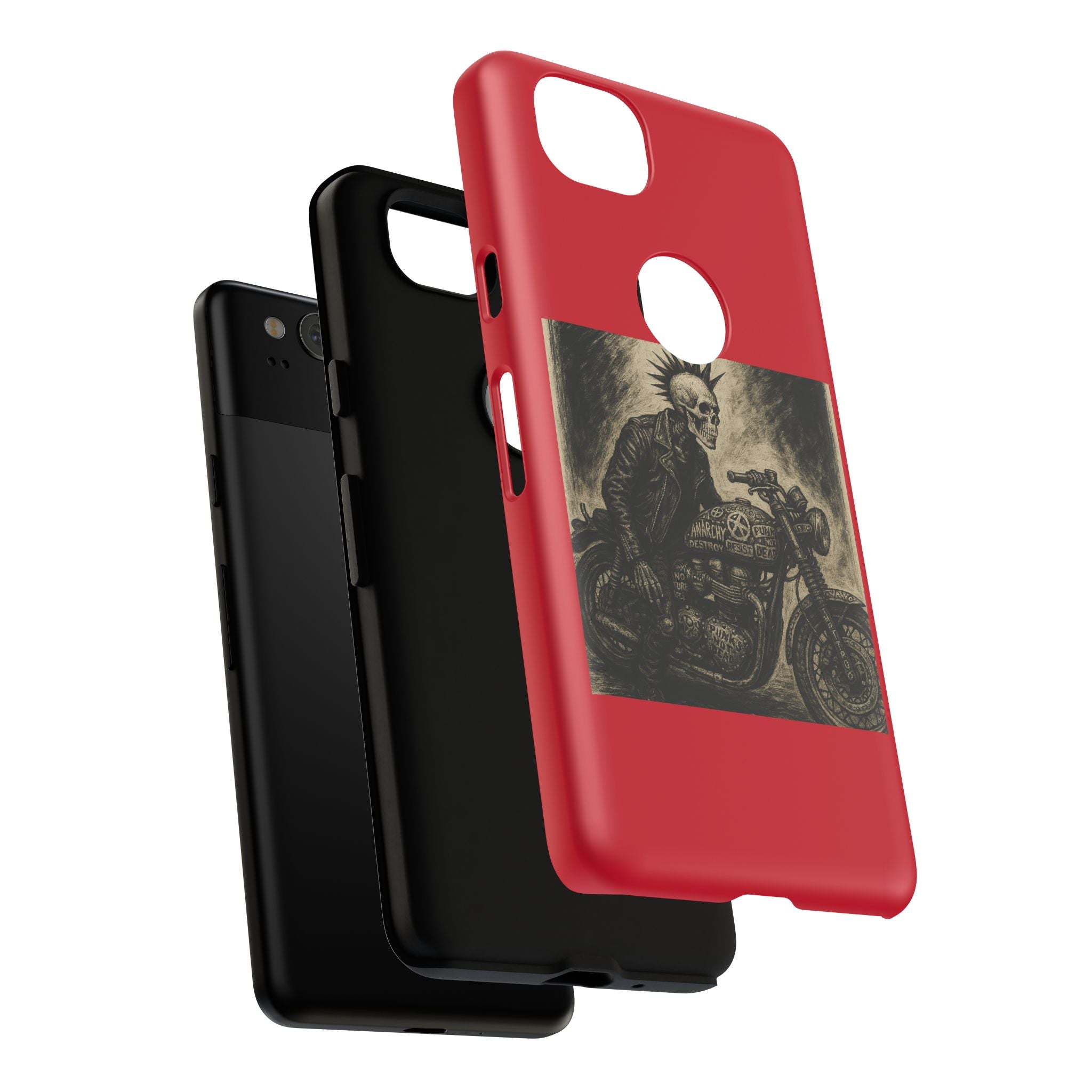 Gothic Punk Biker Skeleton Cases