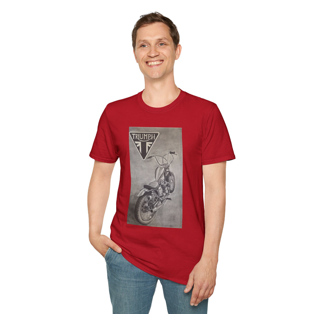 Retro Triumph Chopper Softstyle T-Shirt