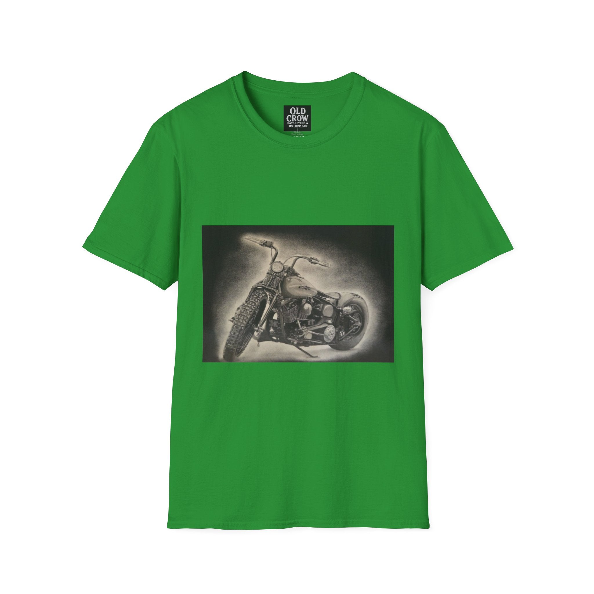 Custom Bobber Bike Canvas T-Shirt