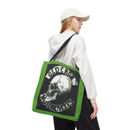 Old Crow Motorcycles Skull Emblem Tote Bag