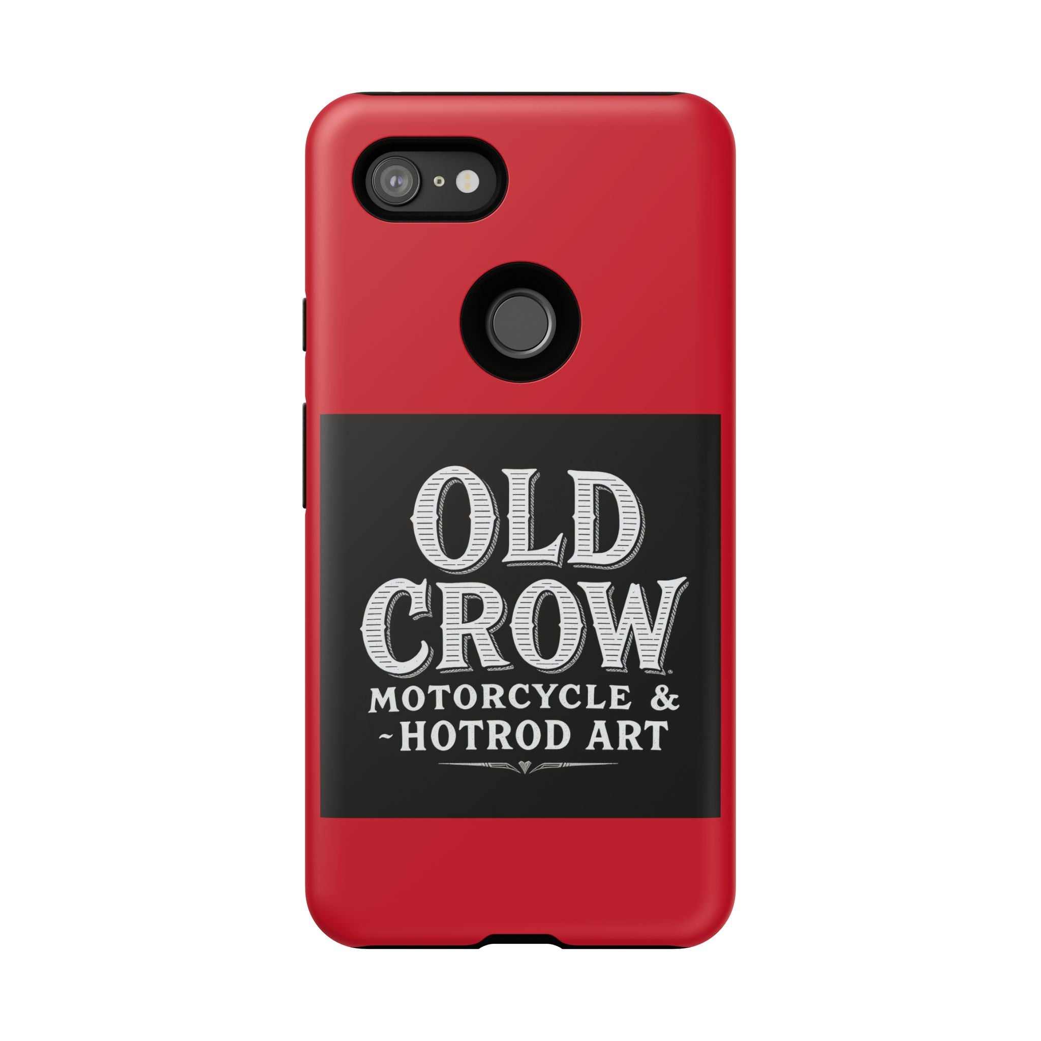 Classic Old Crow Garage Typography Cases