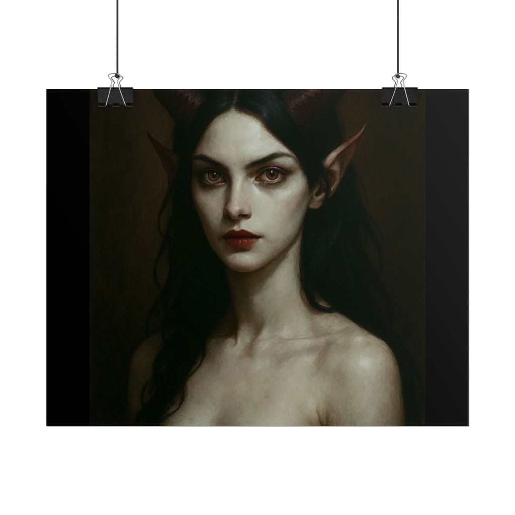 Gothic Art Rolled Posters, Dark Fantasy Wall Decor