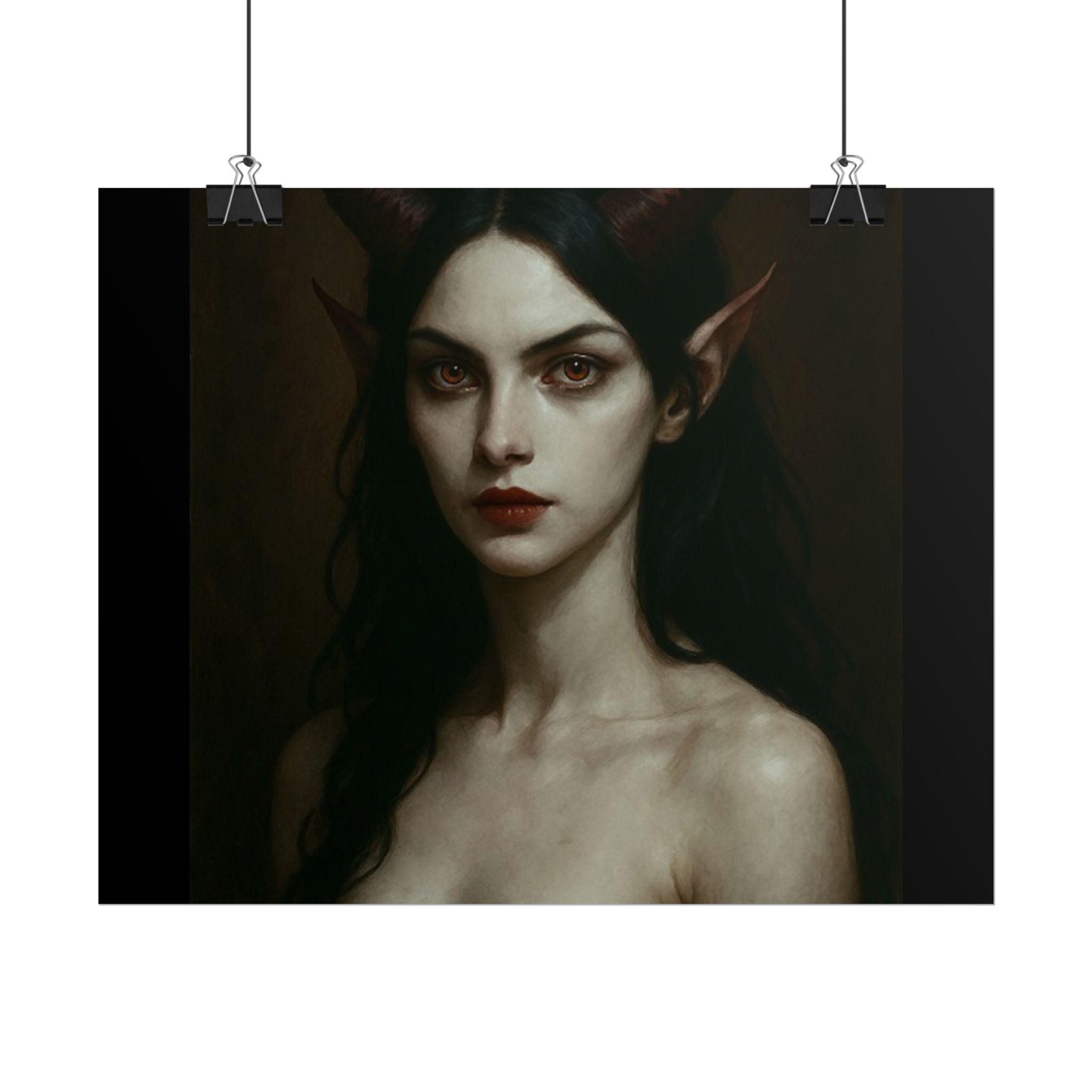 Gothic Art Rolled Posters, Dark Fantasy Wall Decor