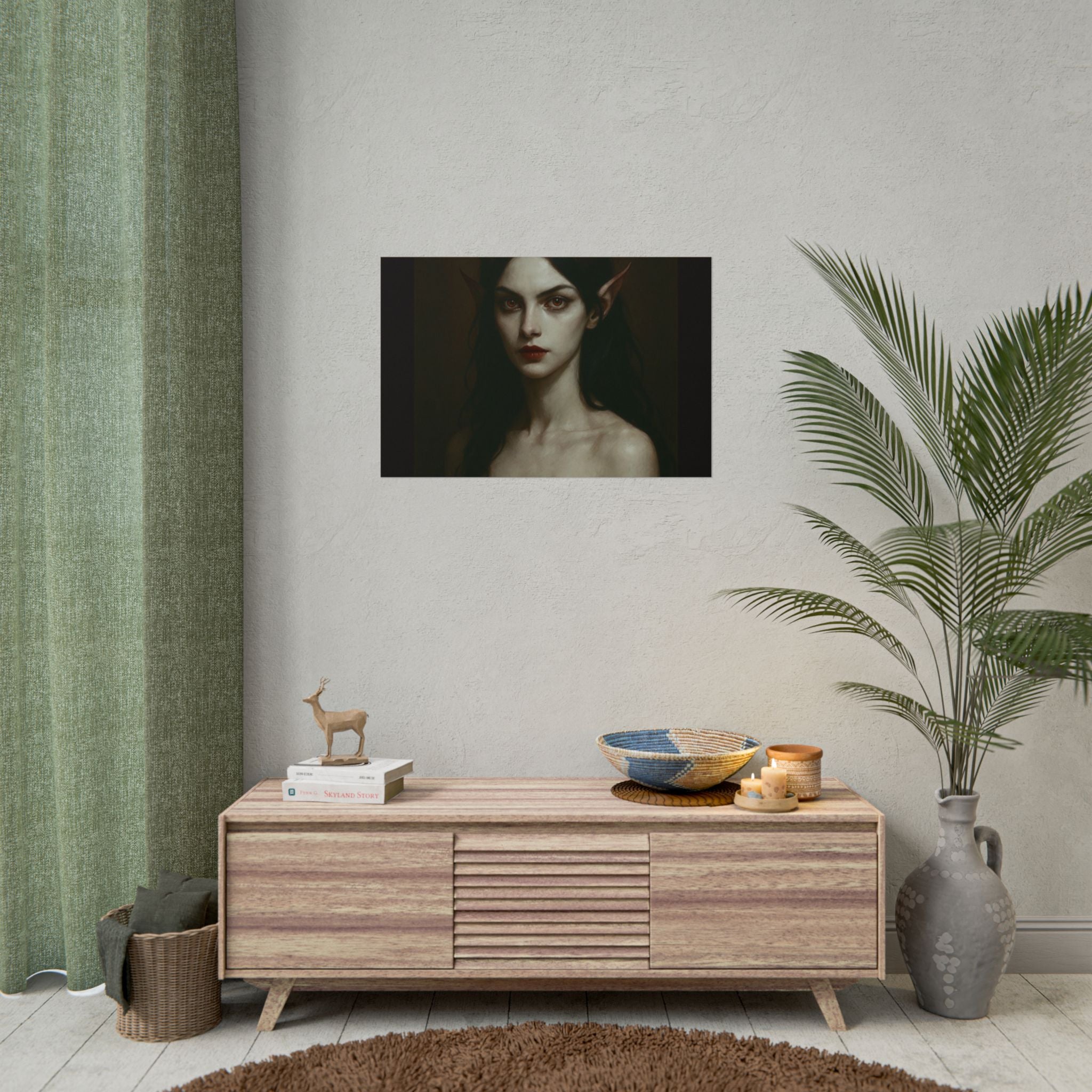 Gothic Art Rolled Posters, Dark Fantasy Wall Decor
