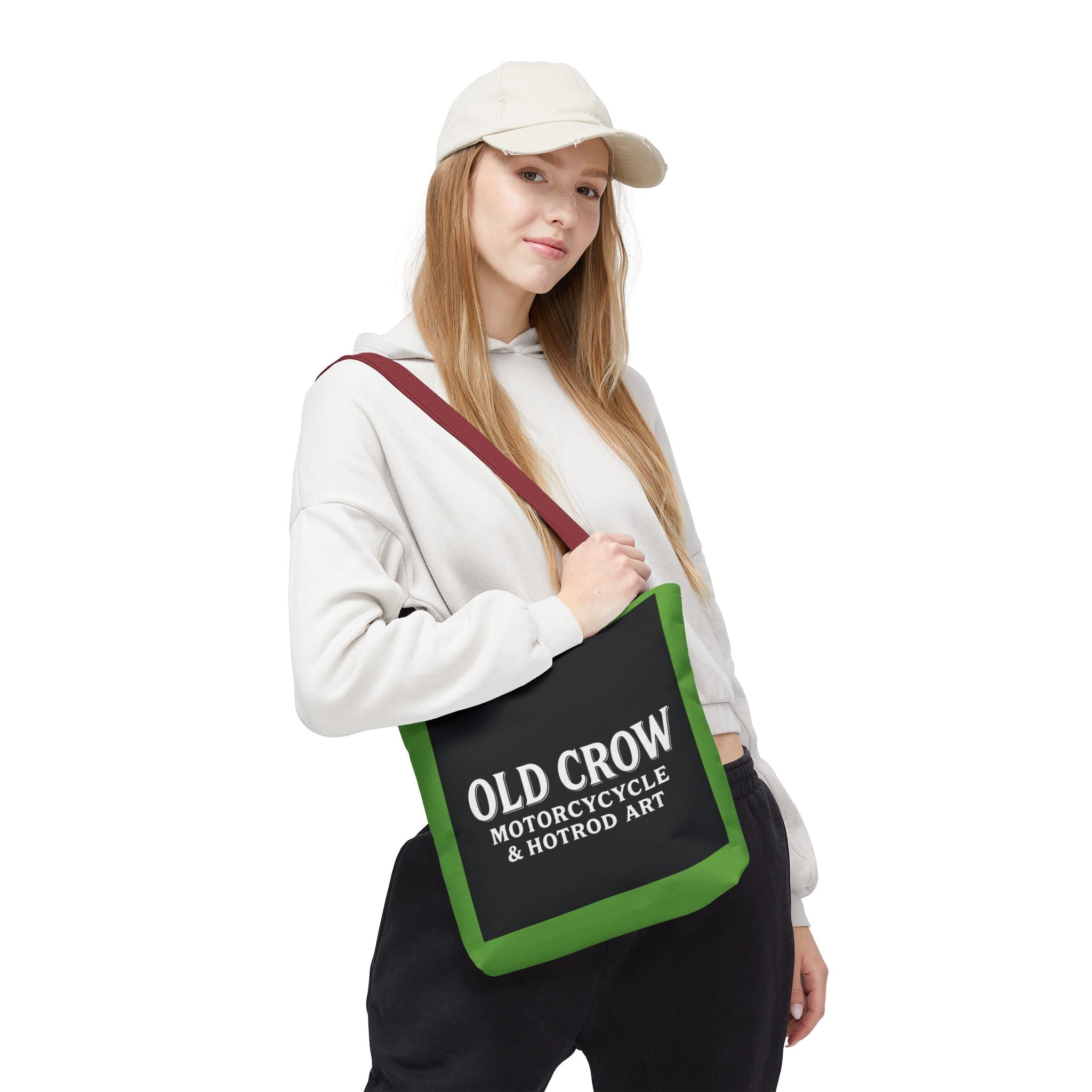 Old Crow Motorcycle & Hotrod Tote Bag