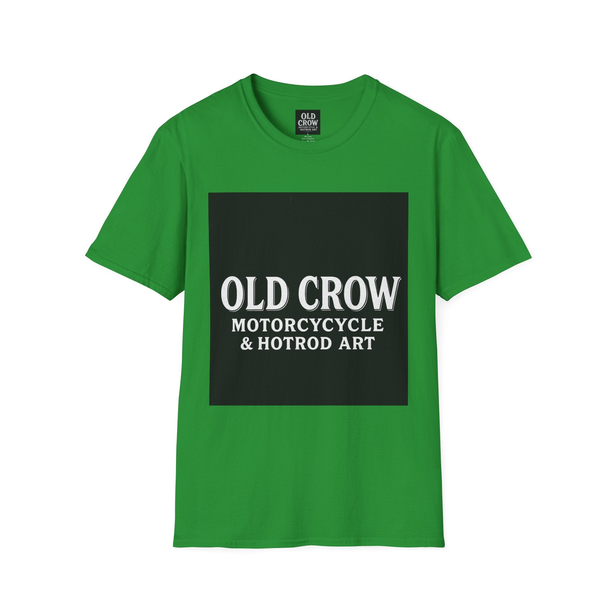 Old Crow Motorcycle & Hotrod Art  T-Shirt