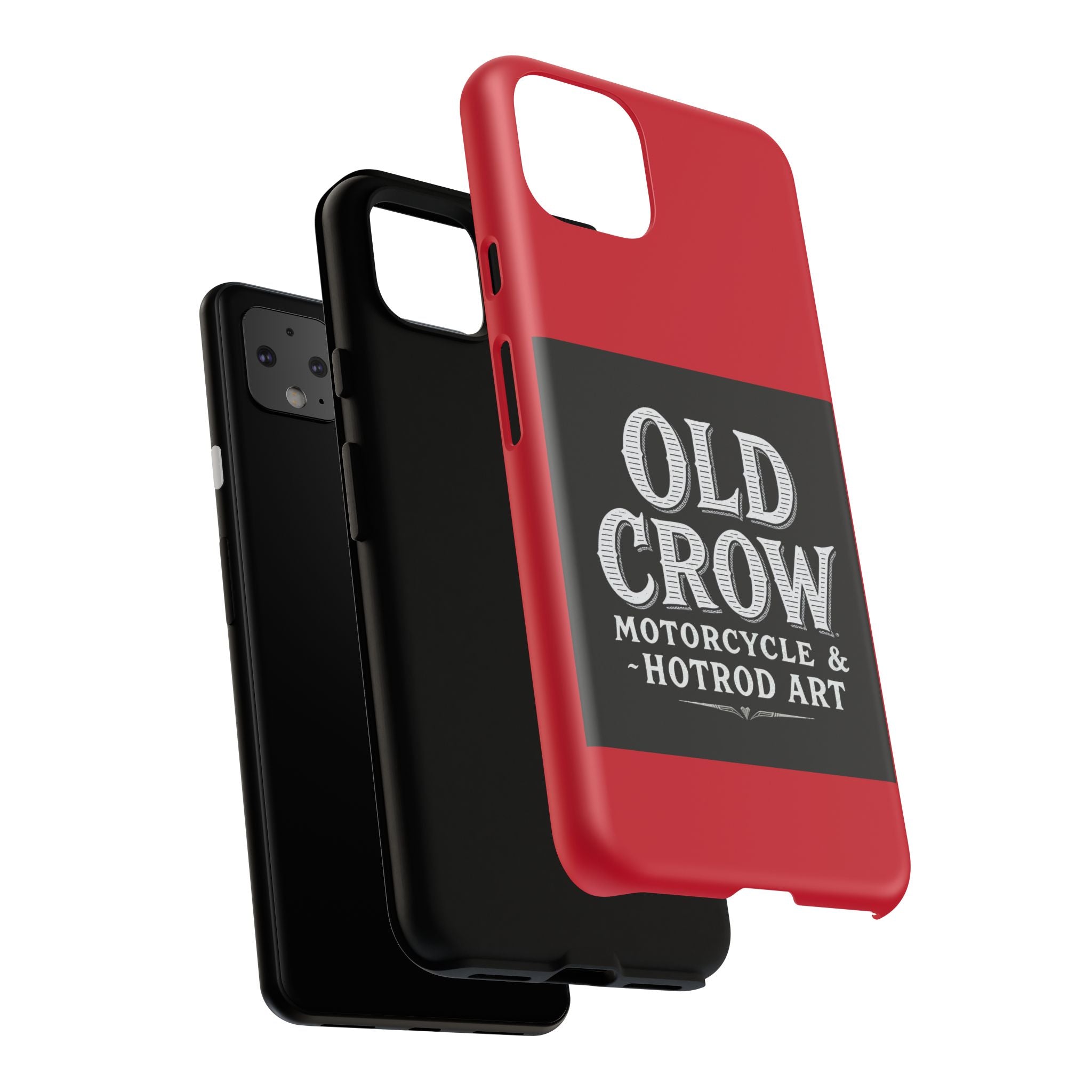 Classic Old Crow Garage Typography Cases