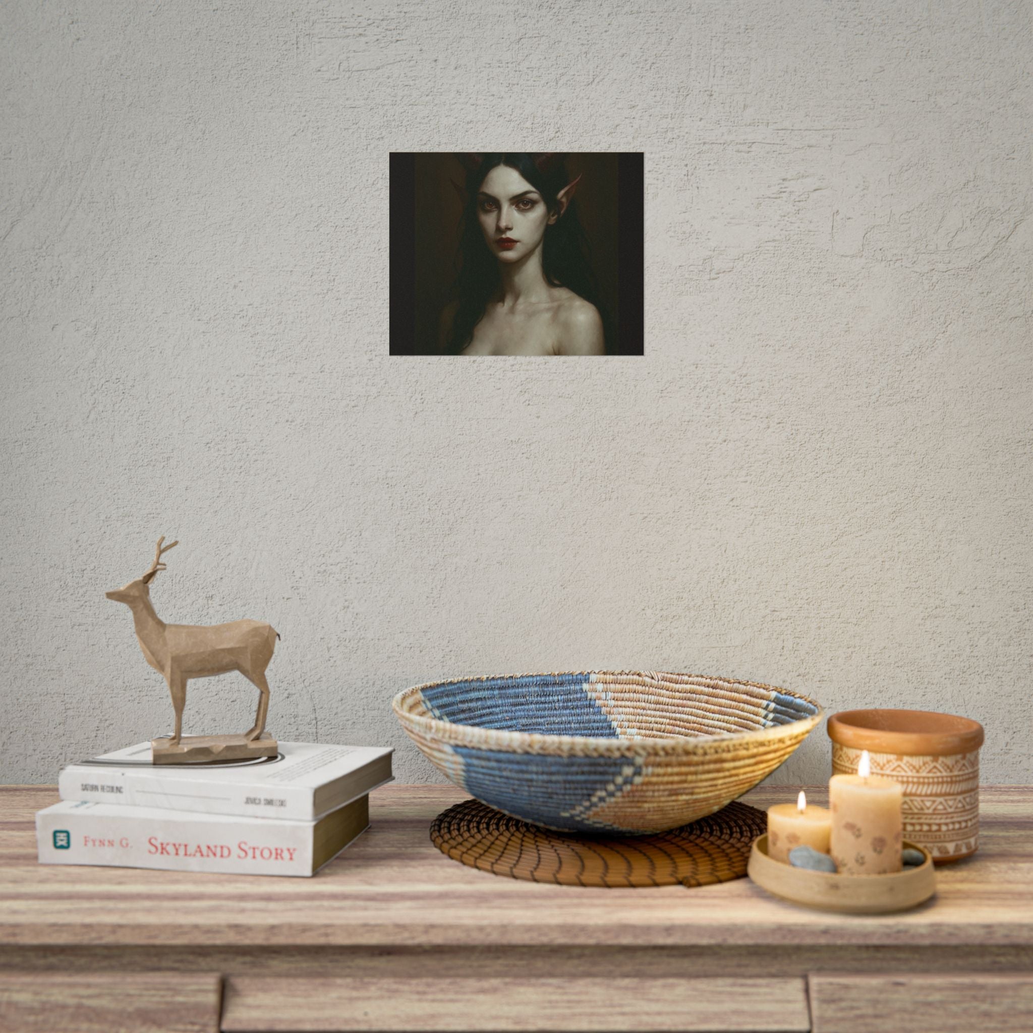 Gothic Art Rolled Posters, Dark Fantasy Wall Decor