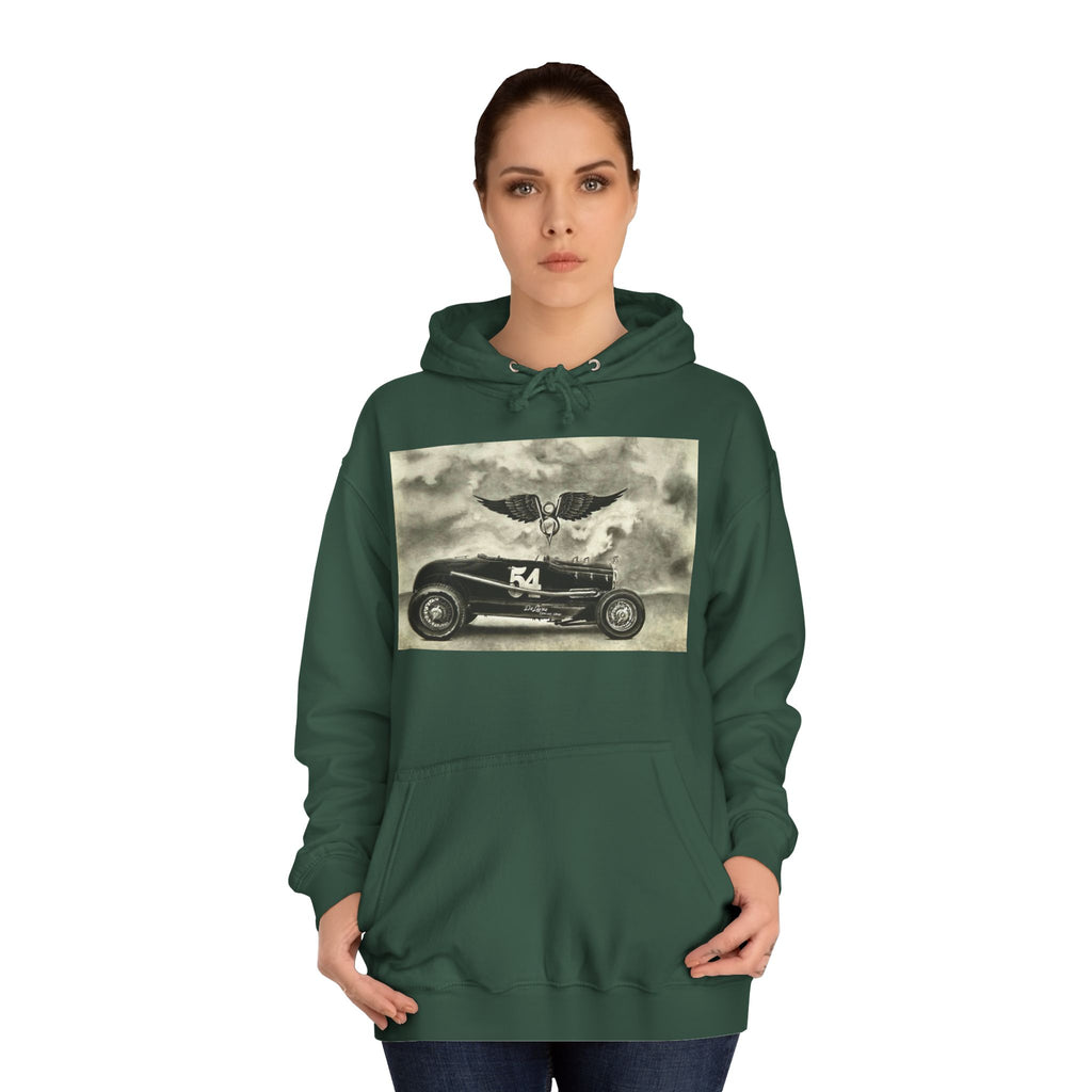 No. 54 Winged Hotrod Hoodie