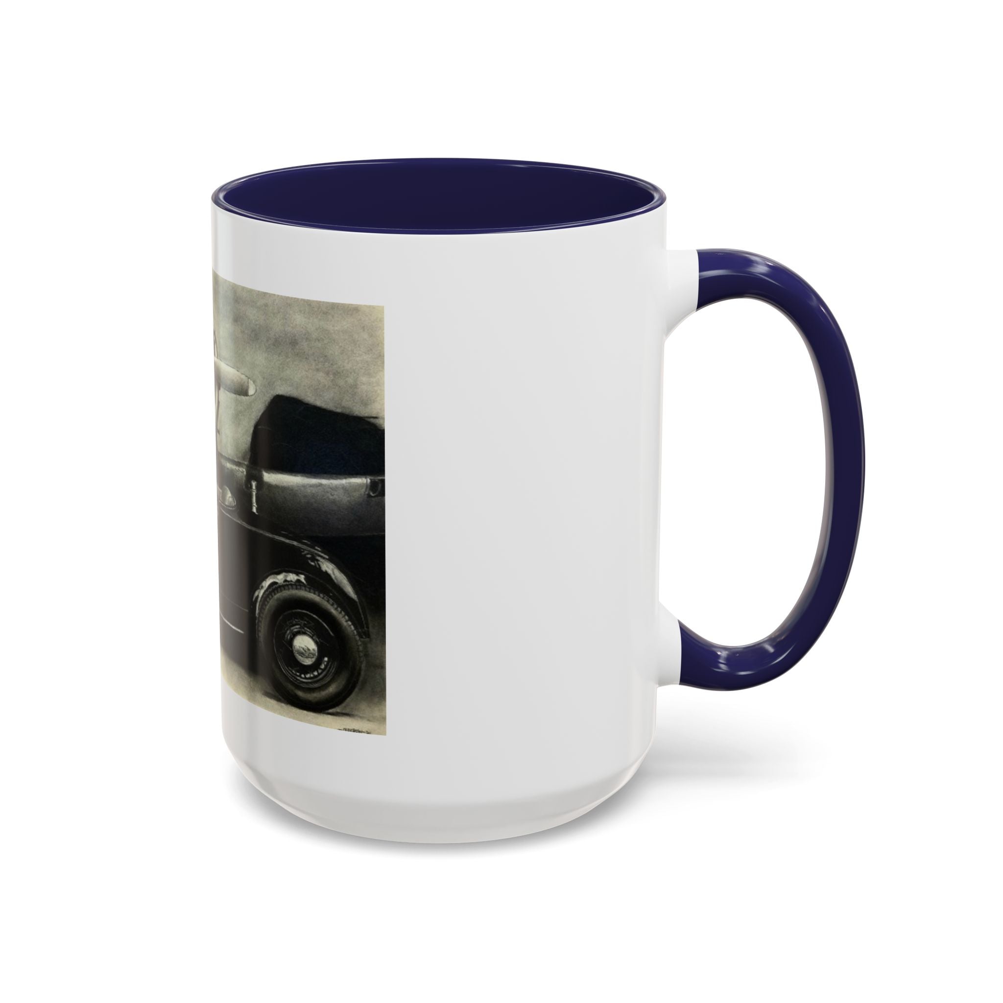 Vintage Airplane Accent Coffee Mug