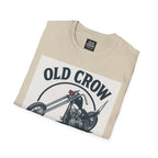 Old Crow Long Fork Chopper Sticker T-Shirt