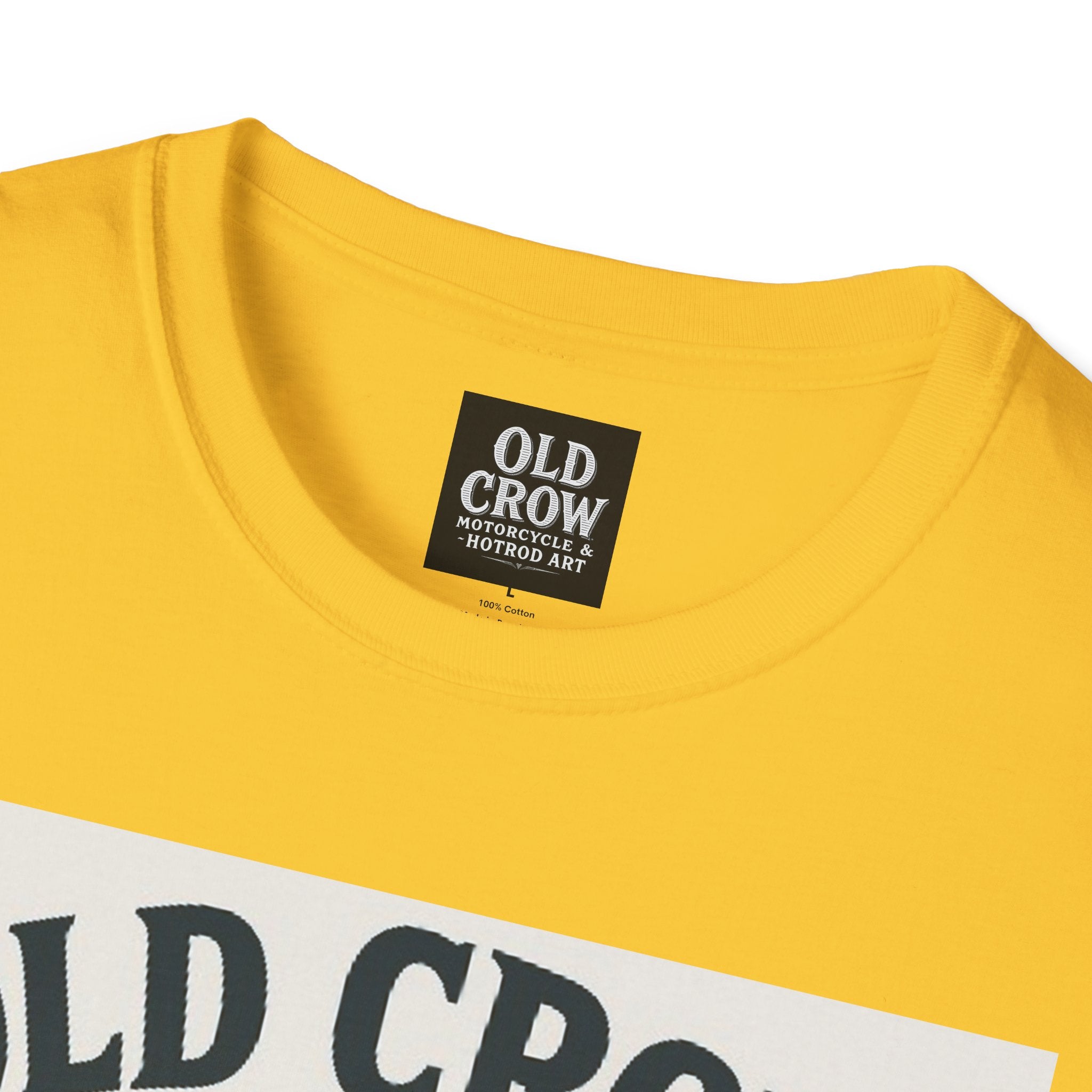 Old Crow Long Fork Chopper Sticker T-Shirt