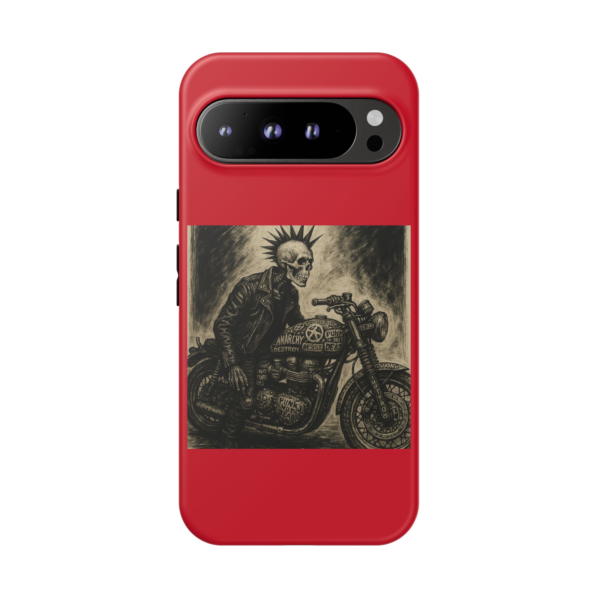 Gothic Punk Biker Skeleton Cases