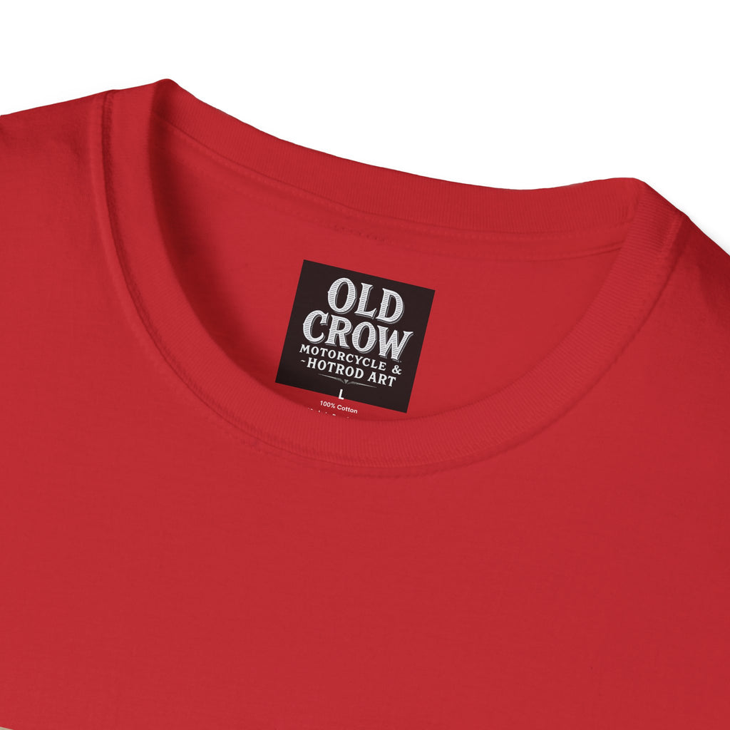 Retro Chopper Motorcycle Poster T-Shirt