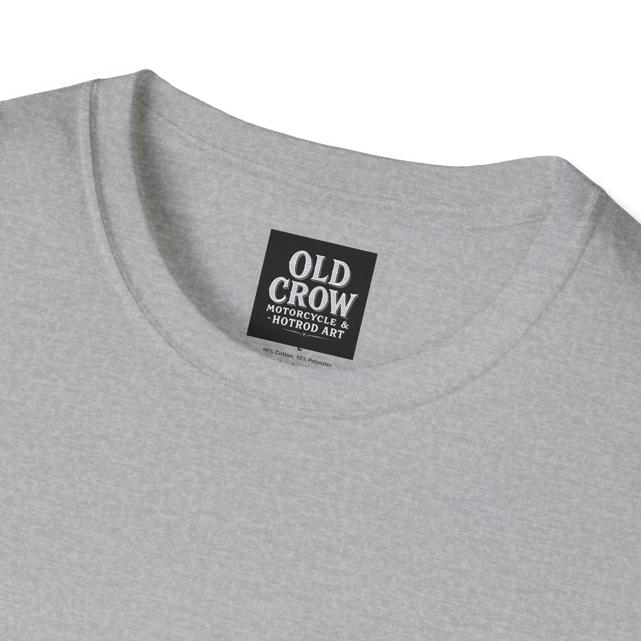Retro Biker Life Old Crow Shop Sign T-Shirt