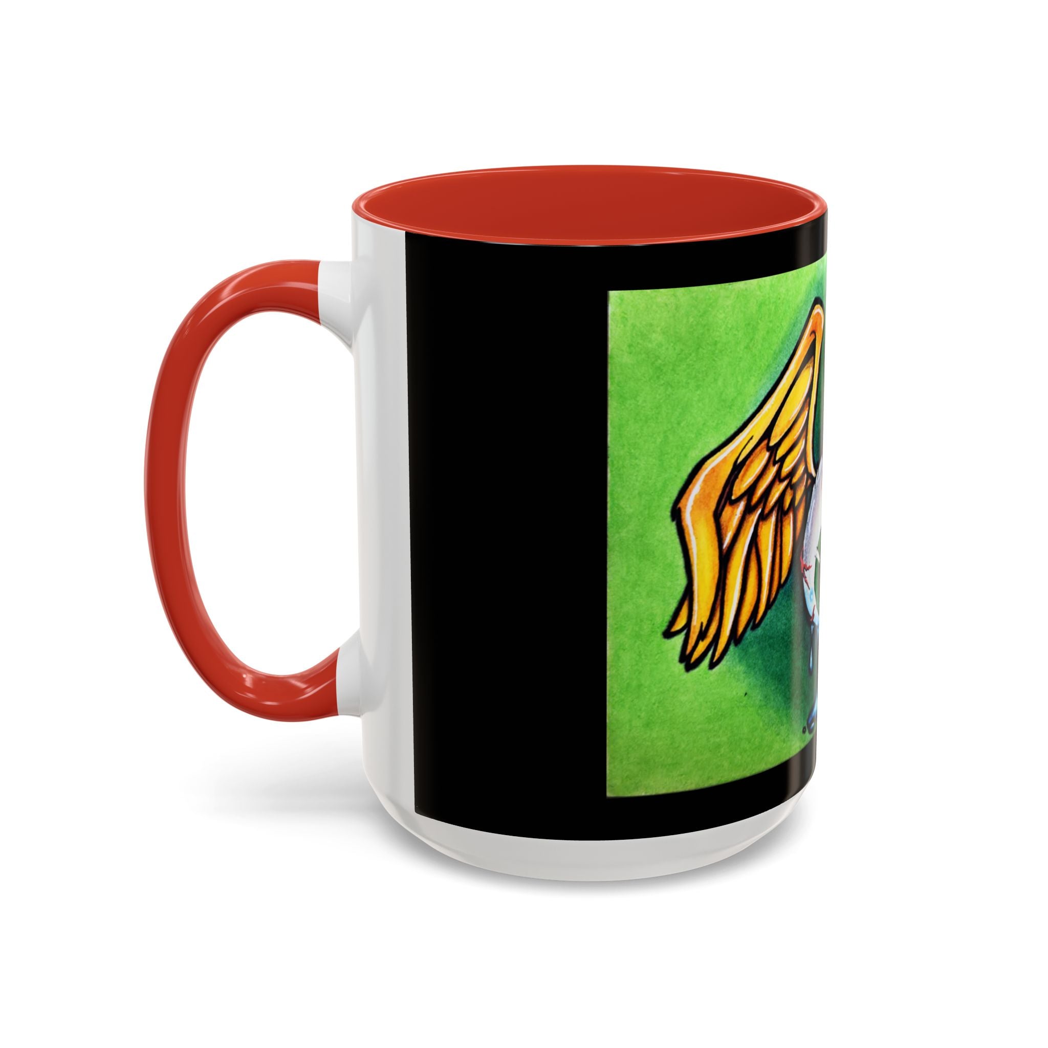 28 Whimsical Gothic Winged Eye Coffee Mug