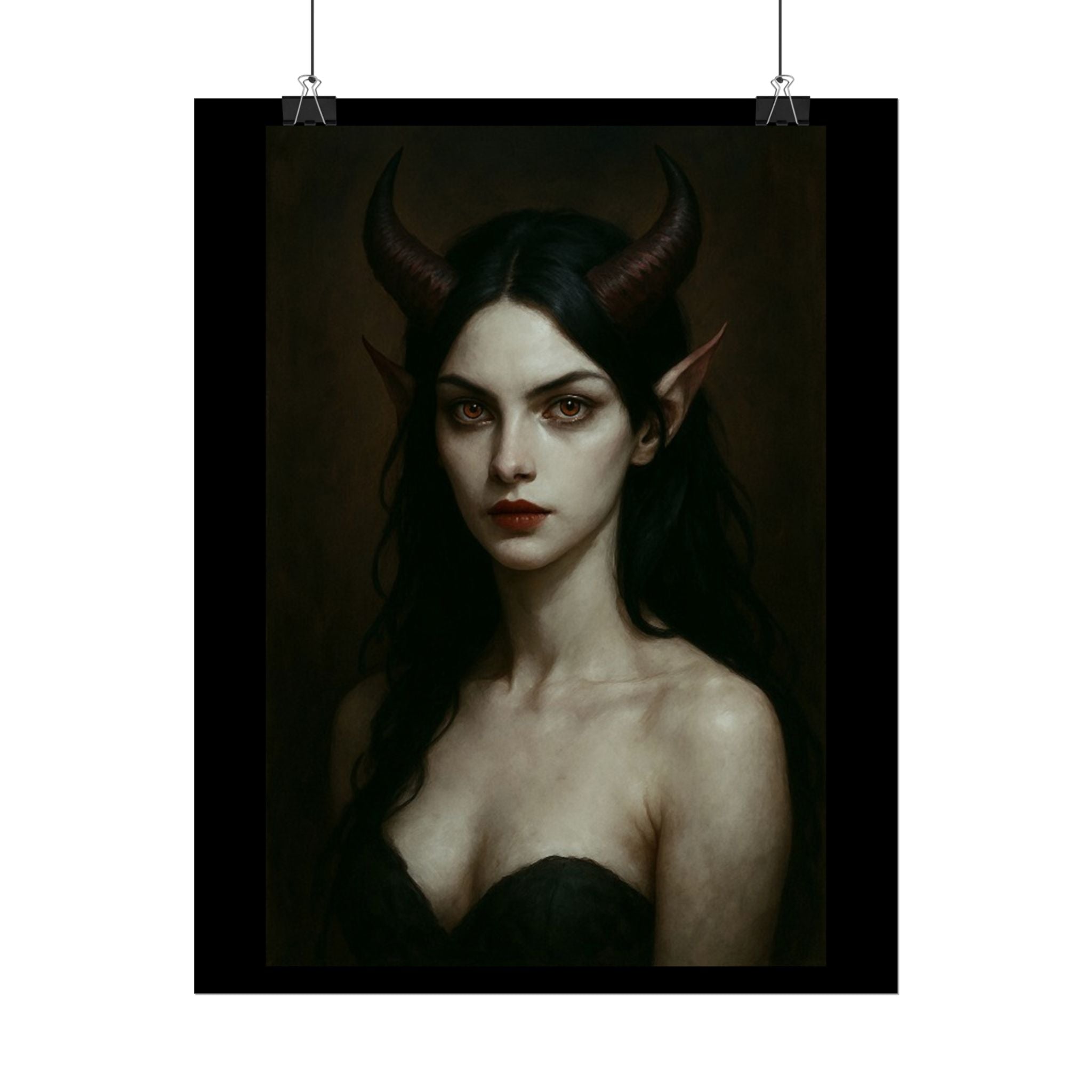 Gothic Art Rolled Posters, Dark Fantasy Wall Decor