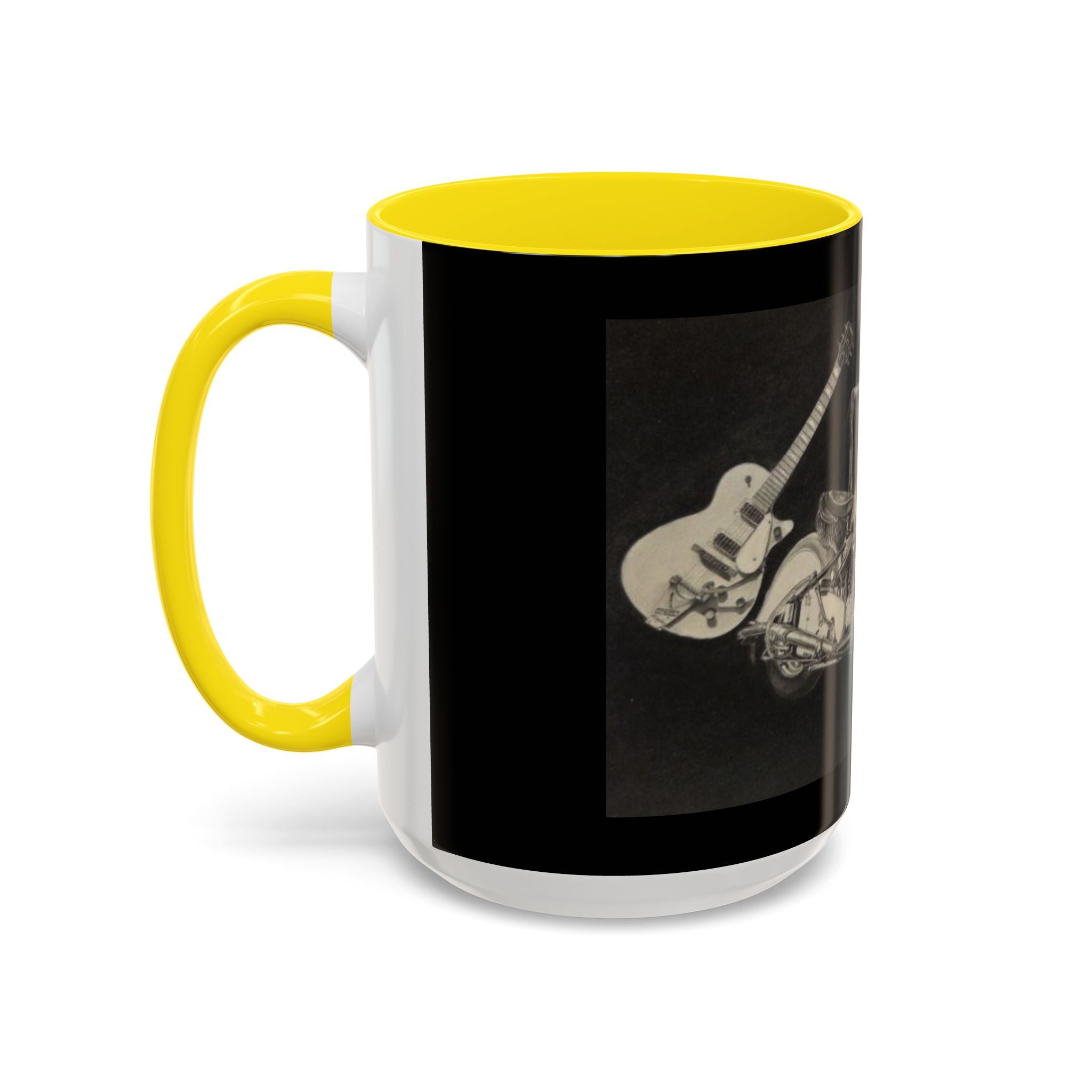 15 Vintage Motorcycle & Guitar Coffee Mug