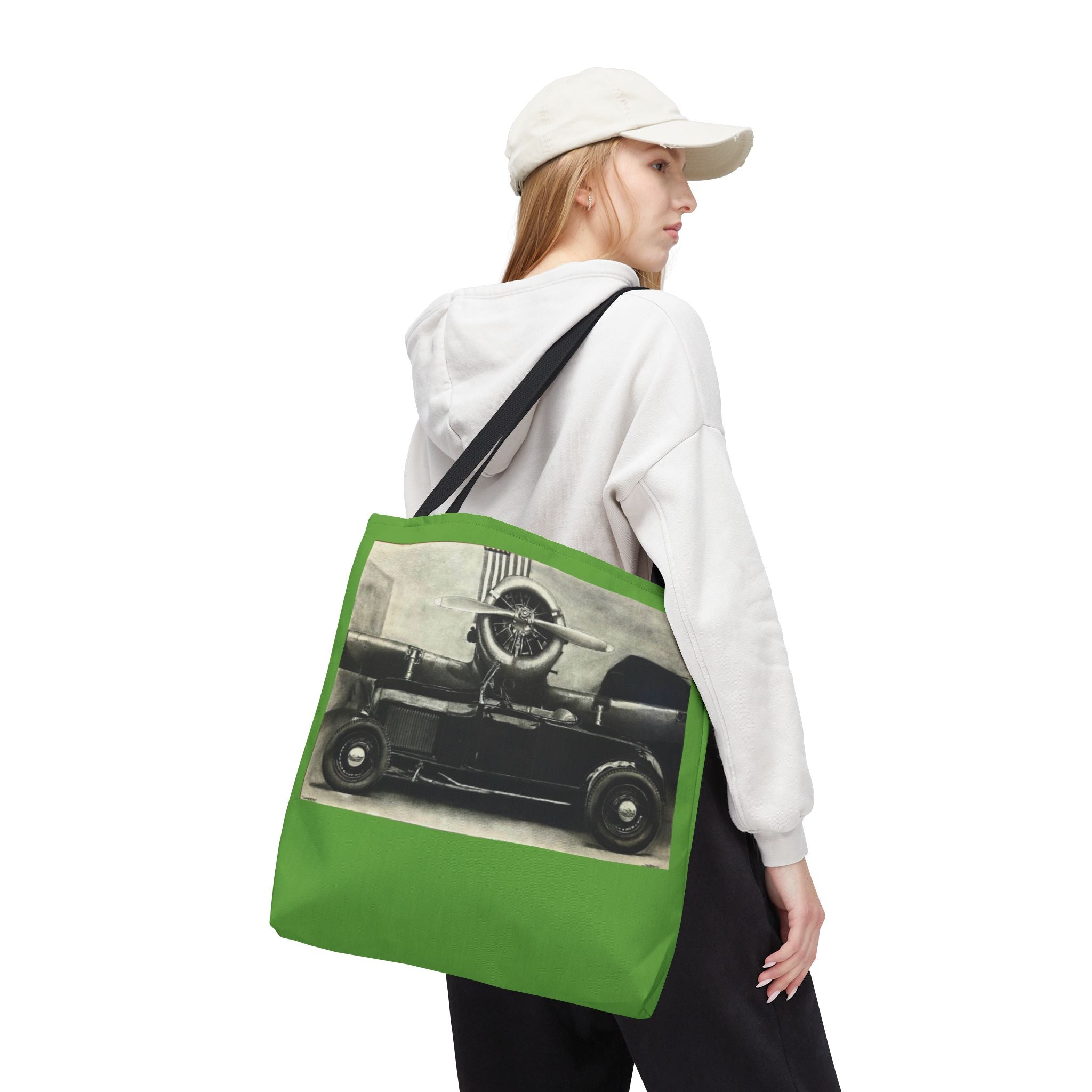 Wings Over Wheels Tote Bag