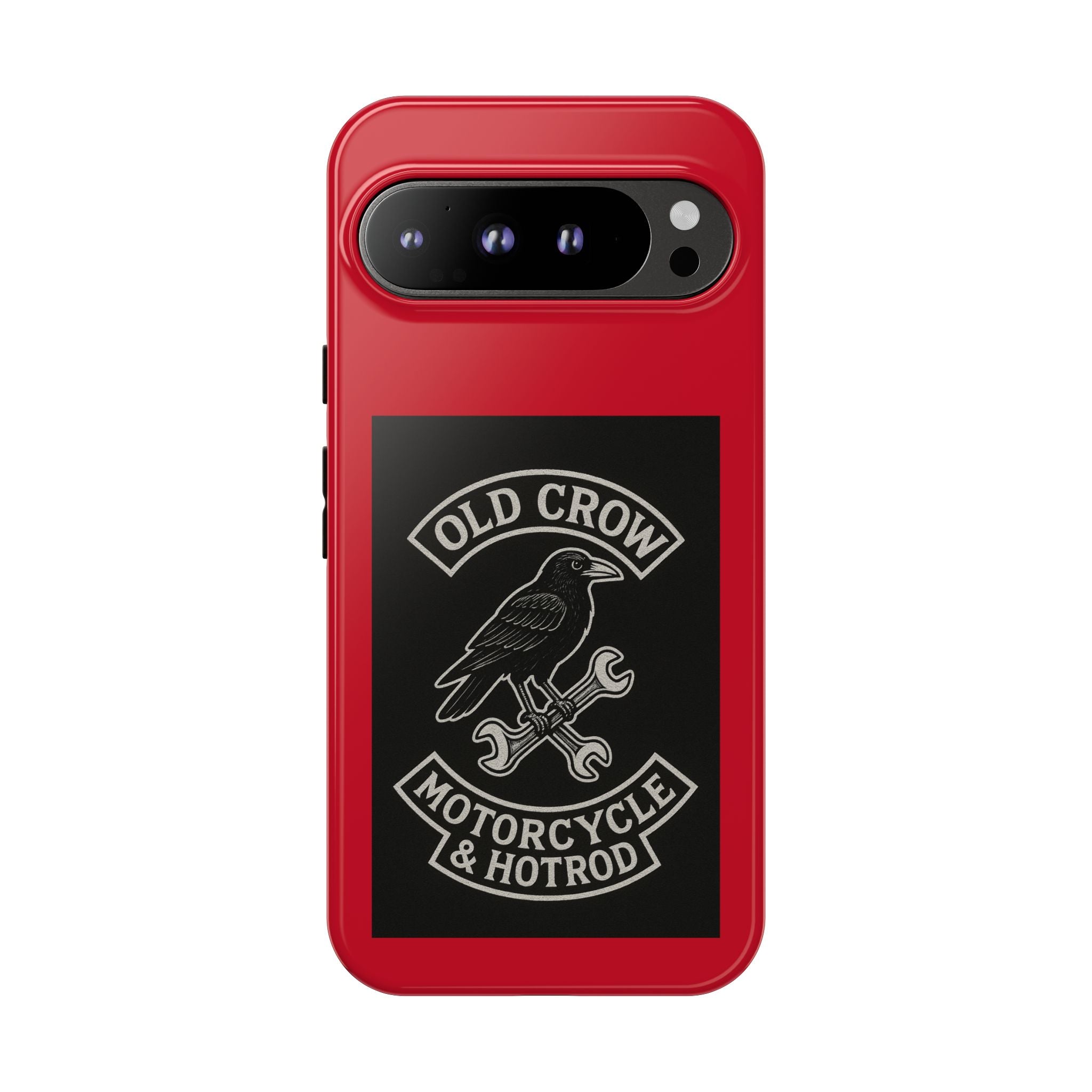 Old Crow Garage Retro Hotrod Rider Cases